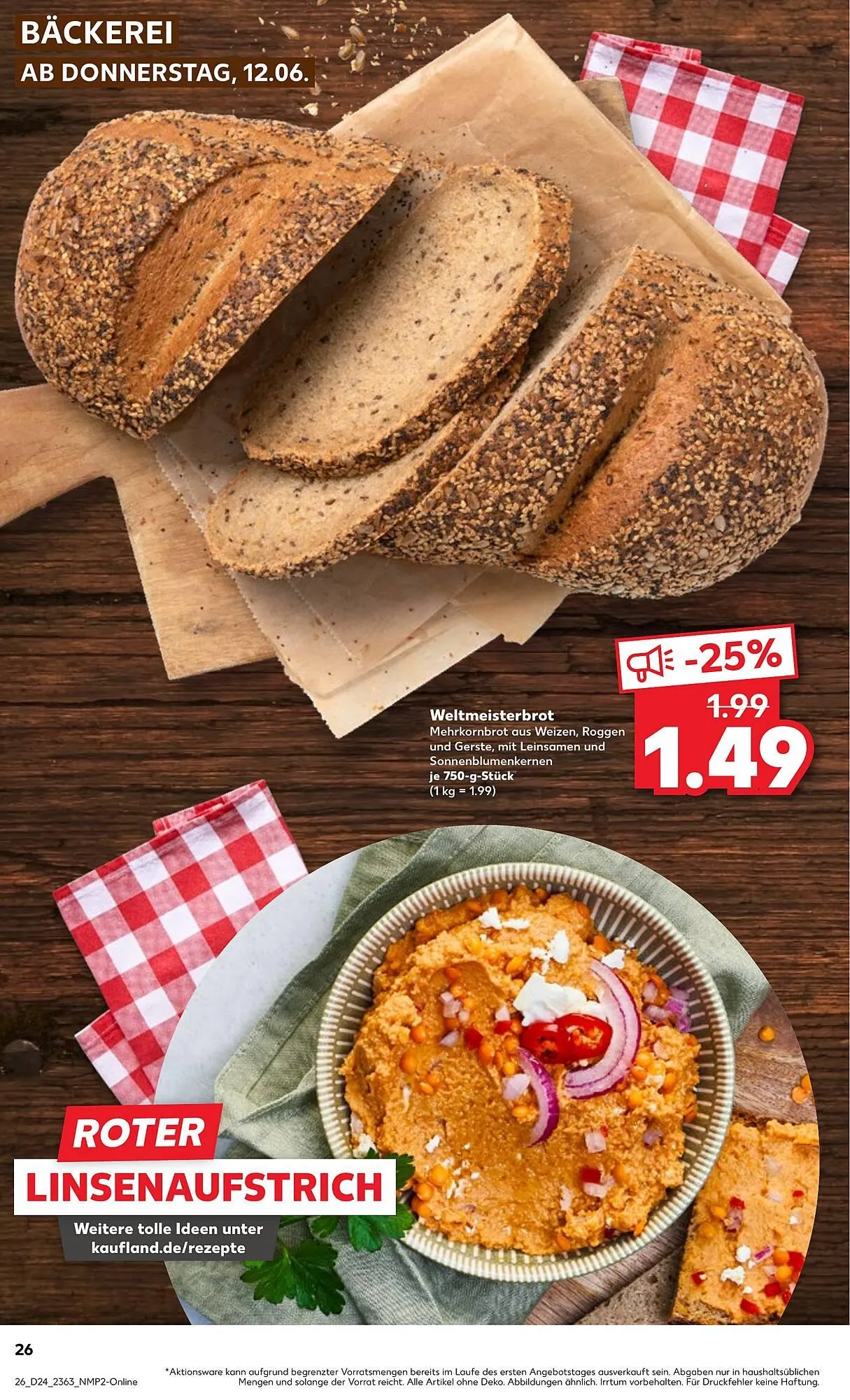Kaufland Prospekt von 12. Juni bis 18. Juni 2025 - Prospekt seite 26