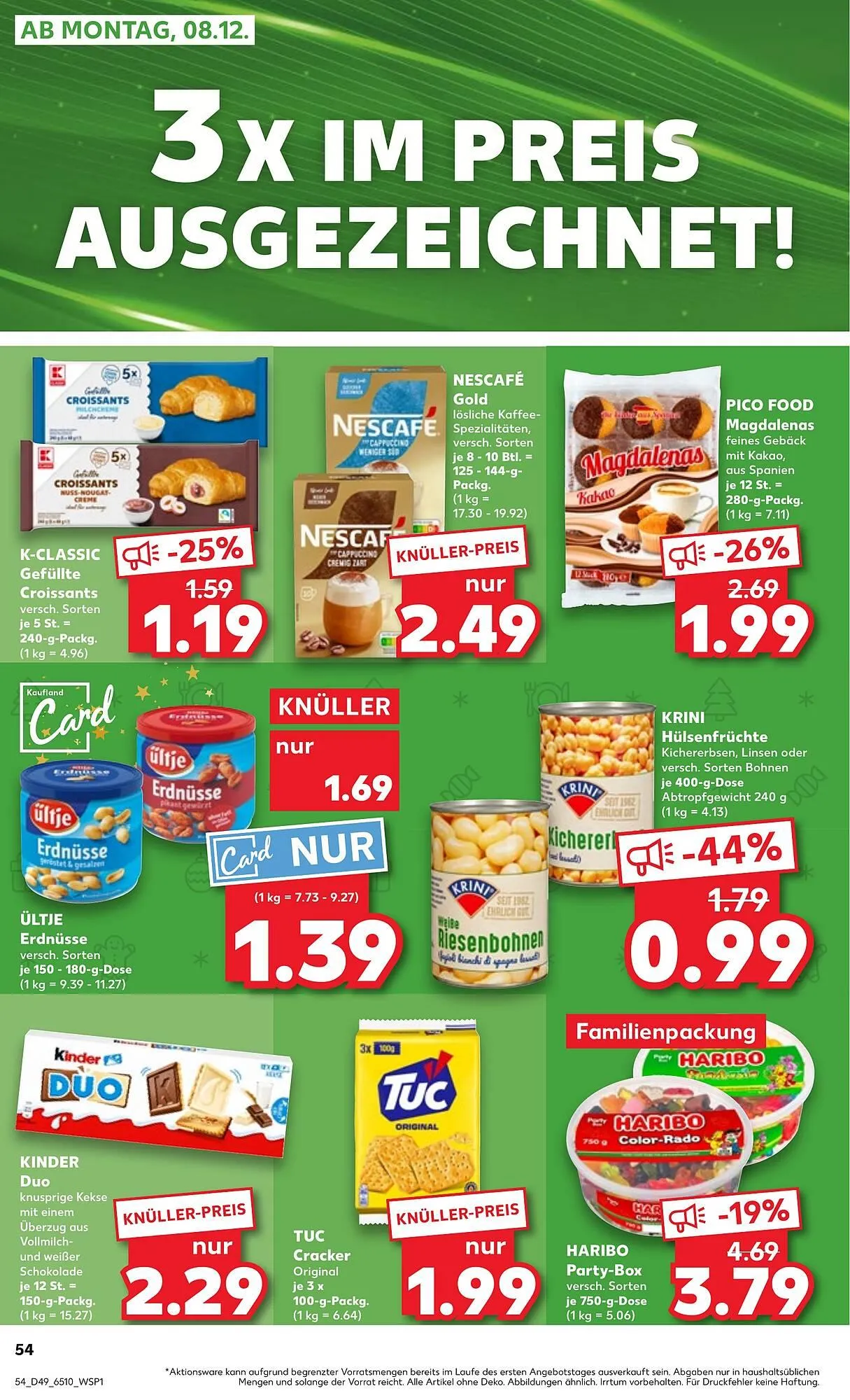 Kaufland Prospekt von 4. Dezember bis 10. Dezember 2025 - Prospekt seite 54