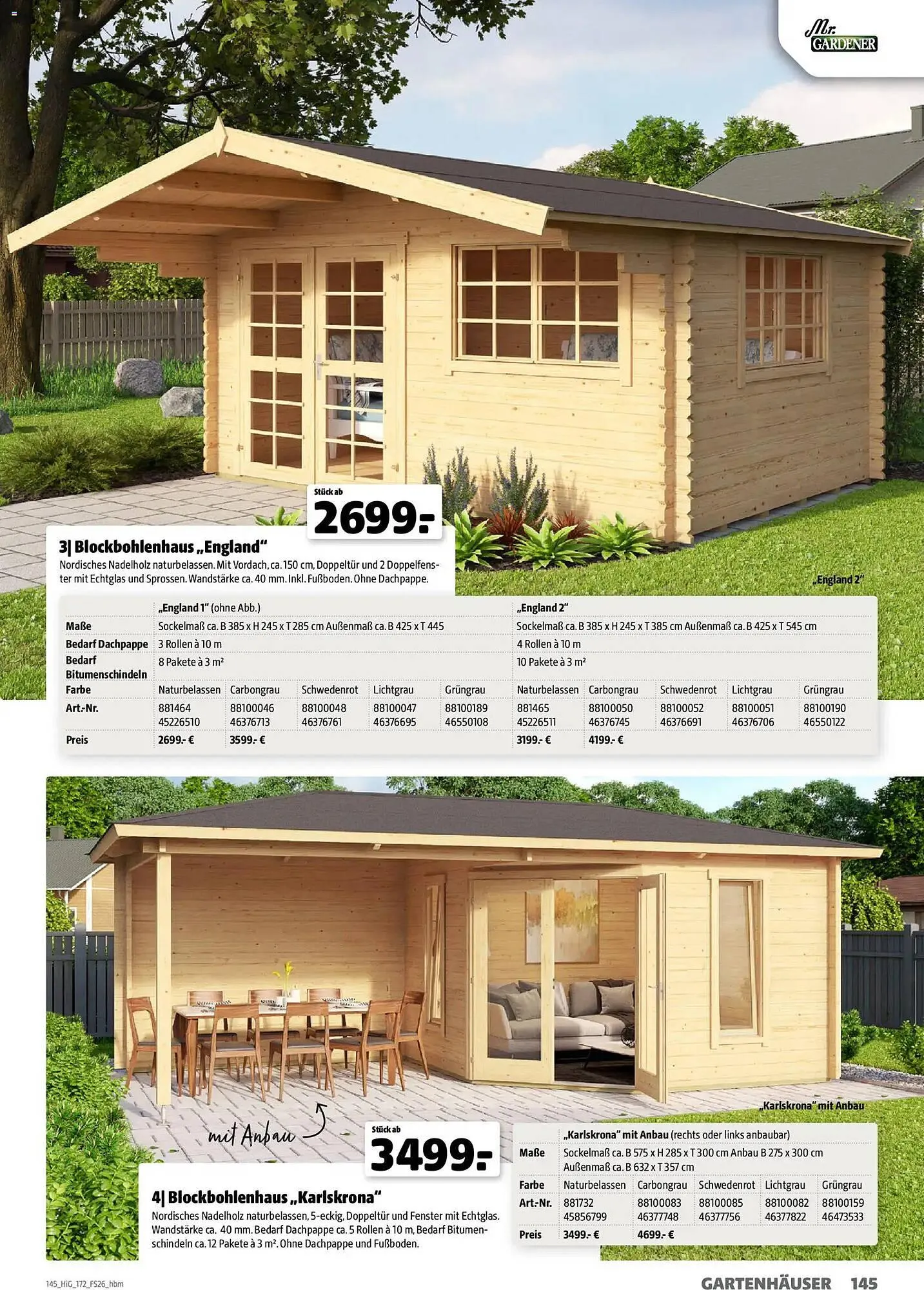 Hagebau Prospekt von 2. März bis 31. Dezember 2026 - Prospekt seite 145