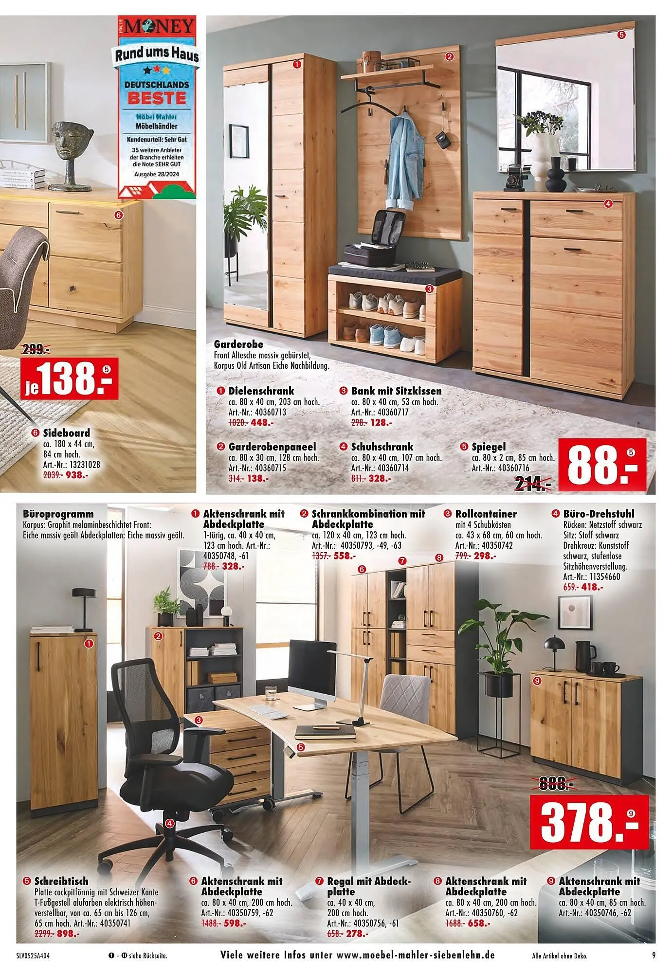 Möbel Mahler Prospekt von 14. Mai bis 27. Mai 2025 - Prospekt seite 9