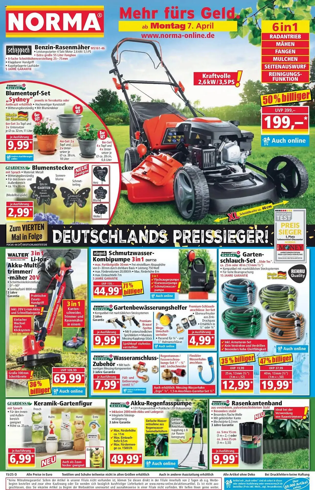 Norma Prospekt von 7. April bis 12. April 2025 - Prospekt seite 1