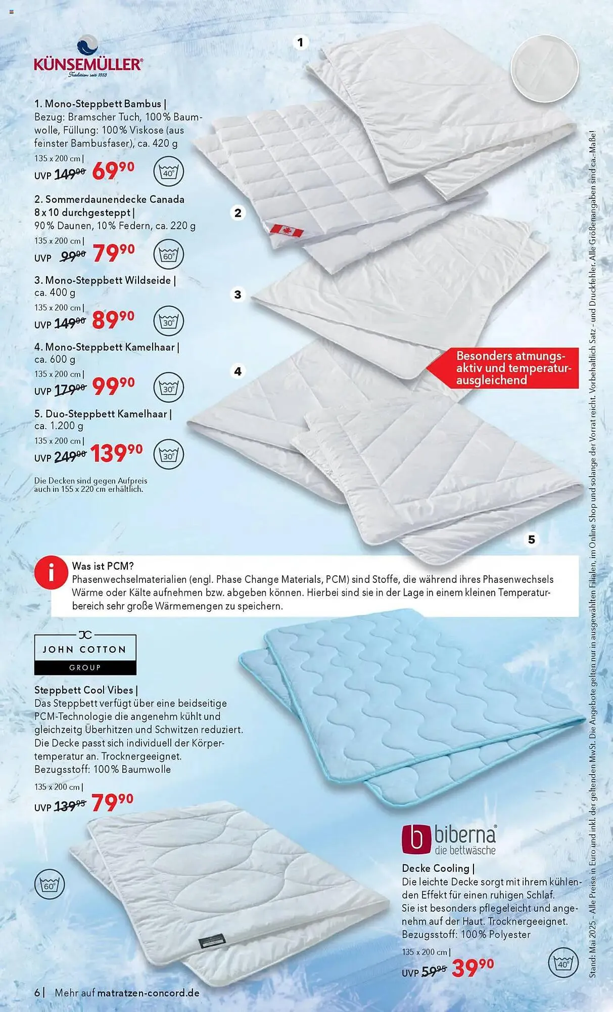 Matratzen Concord Prospekt von 28. Mai bis 24. Juni 2025 - Prospekt seite 6