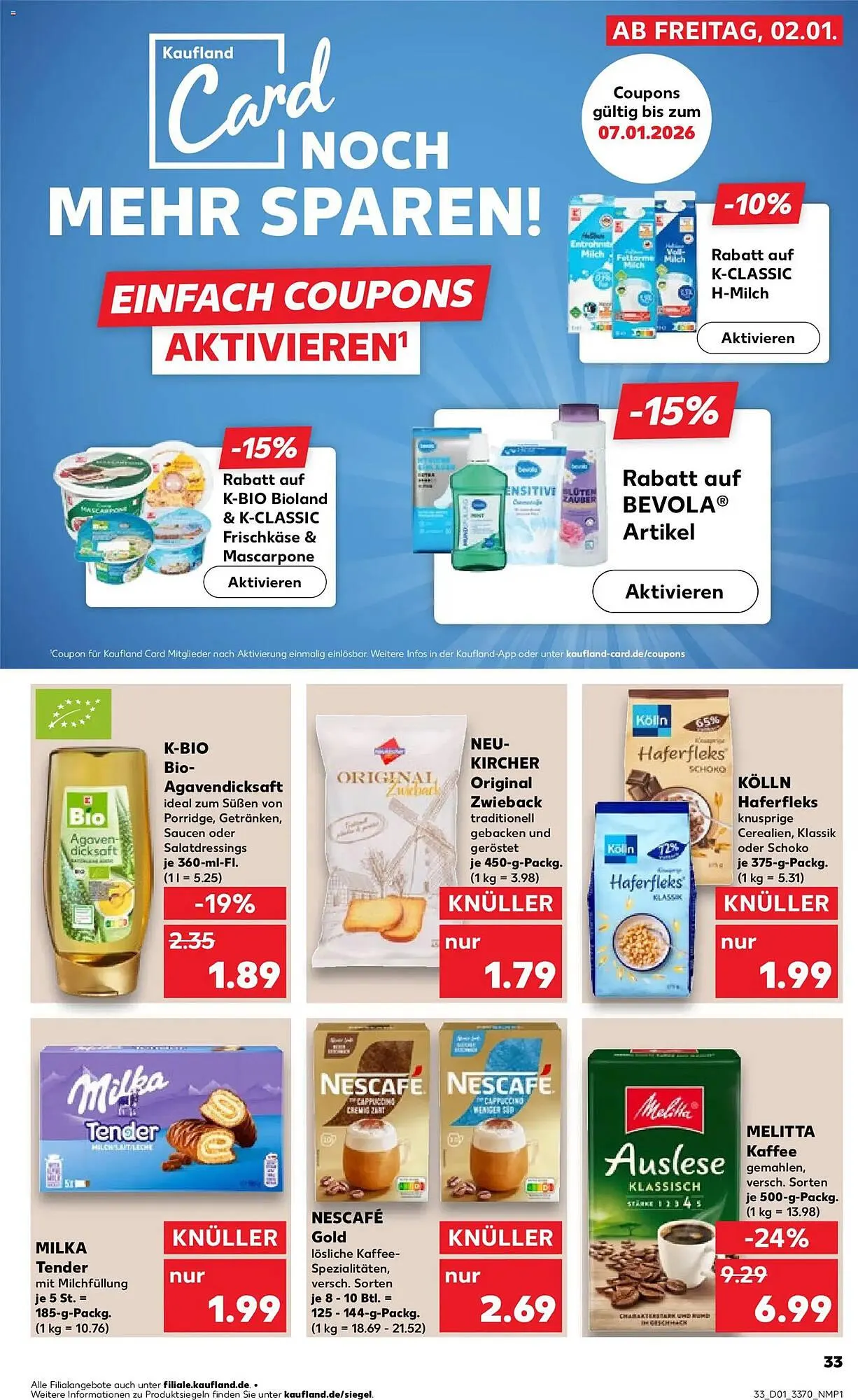 Kaufland Prospekt von 2. Januar bis 7. Januar 2026 - Prospekt seite 33