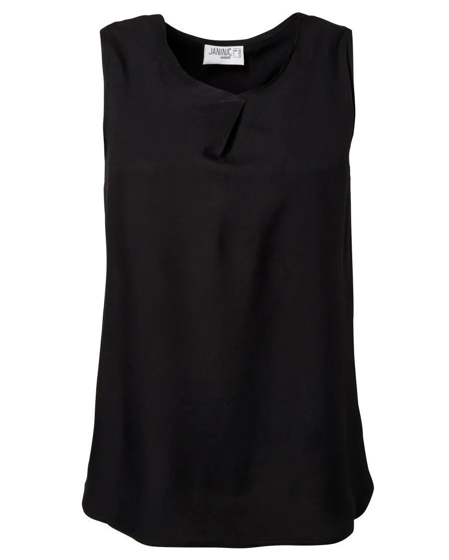 Einfarbiges Blusentop V-Ausschnitt
