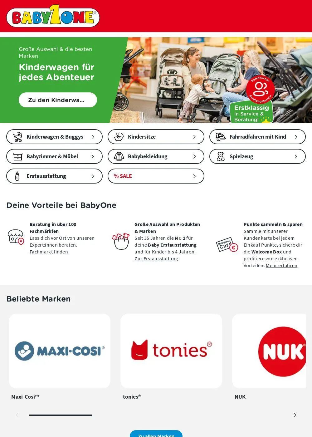 BabyOne Aktueller Prospekt - 1