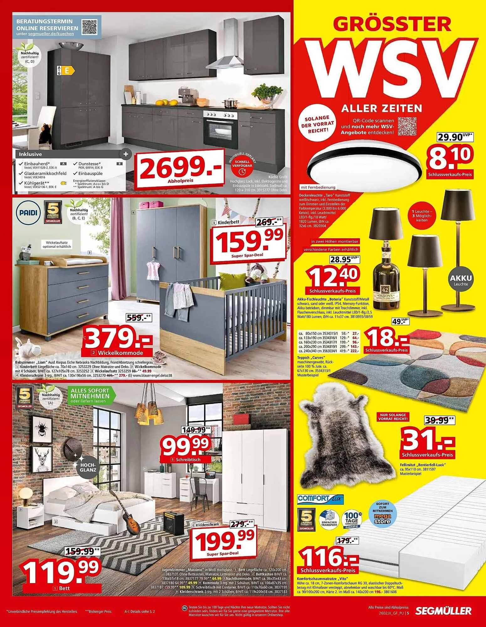 Segmüller Prospekt von 14. Februar bis 21. Februar 2026 - Prospekt seite 5