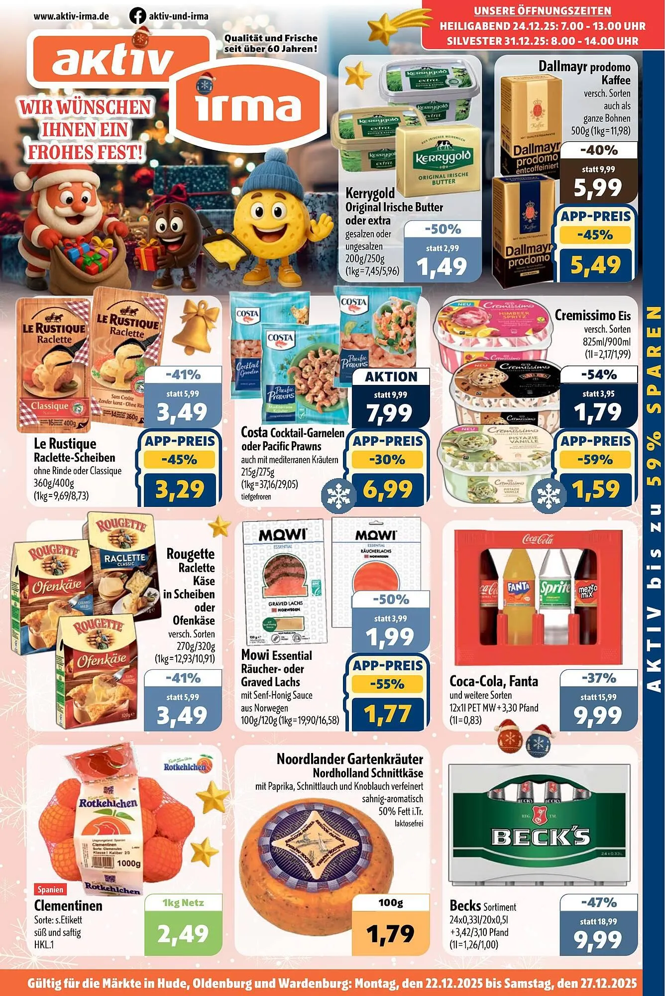 Aktiv Irma Prospekt von 22. Dezember bis 27. Dezember 2025 - Prospekt seite 1