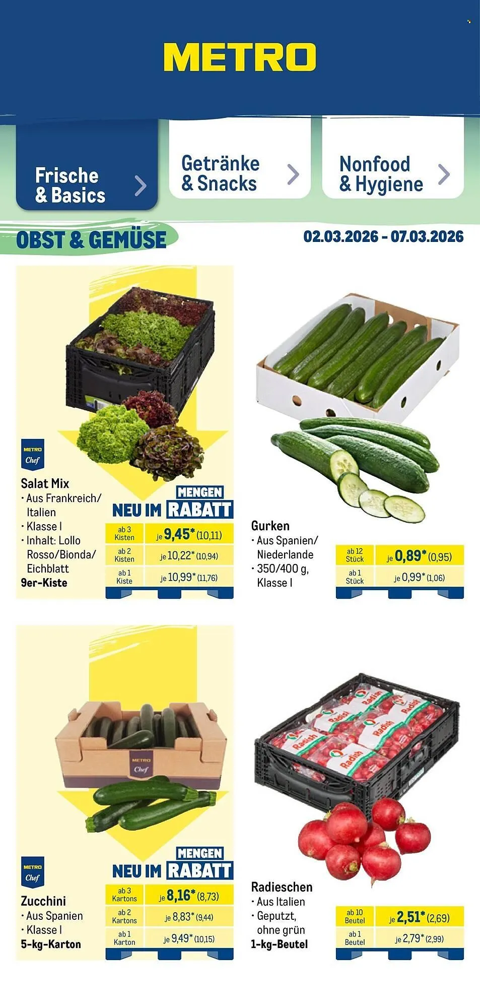 METRO Prospekt von 2. März bis 7. März 2026 - Prospekt seite 12