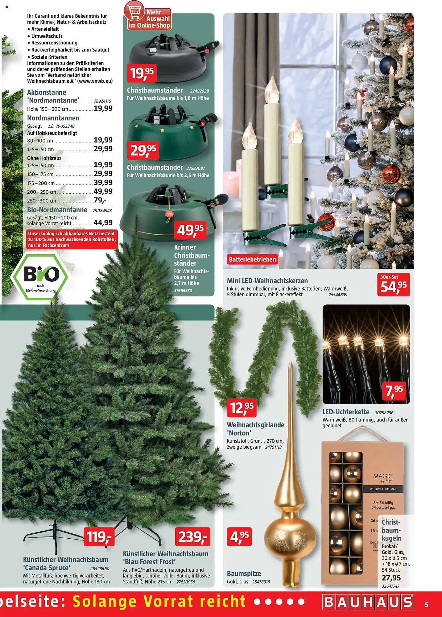 Bauhaus Prospekt von 29. November bis 3. Januar 2026 - Prospekt seite 5