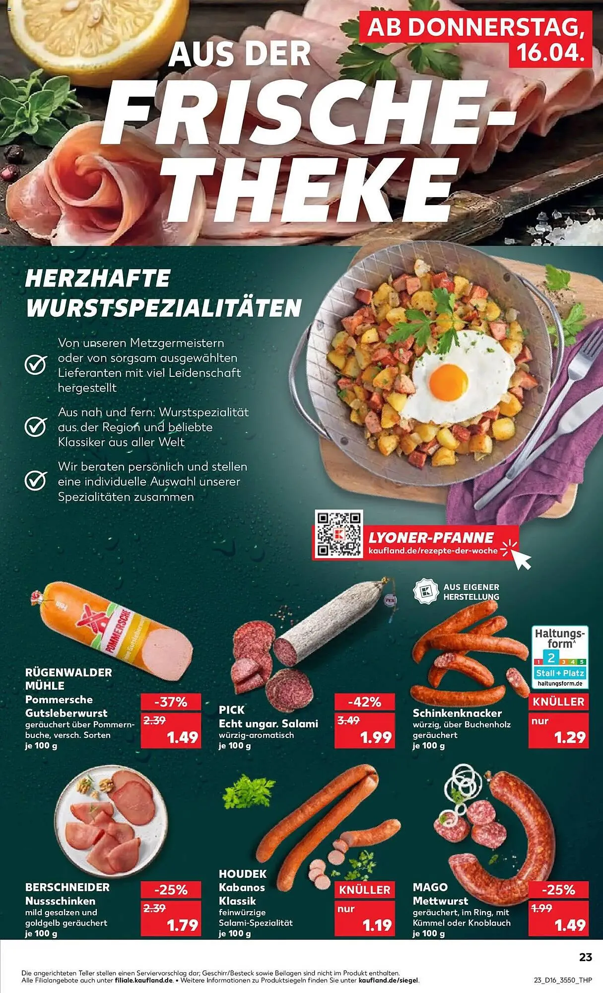 Kaufland Prospekt von 16. April bis 22. April 2026 - Prospekt seite 23
