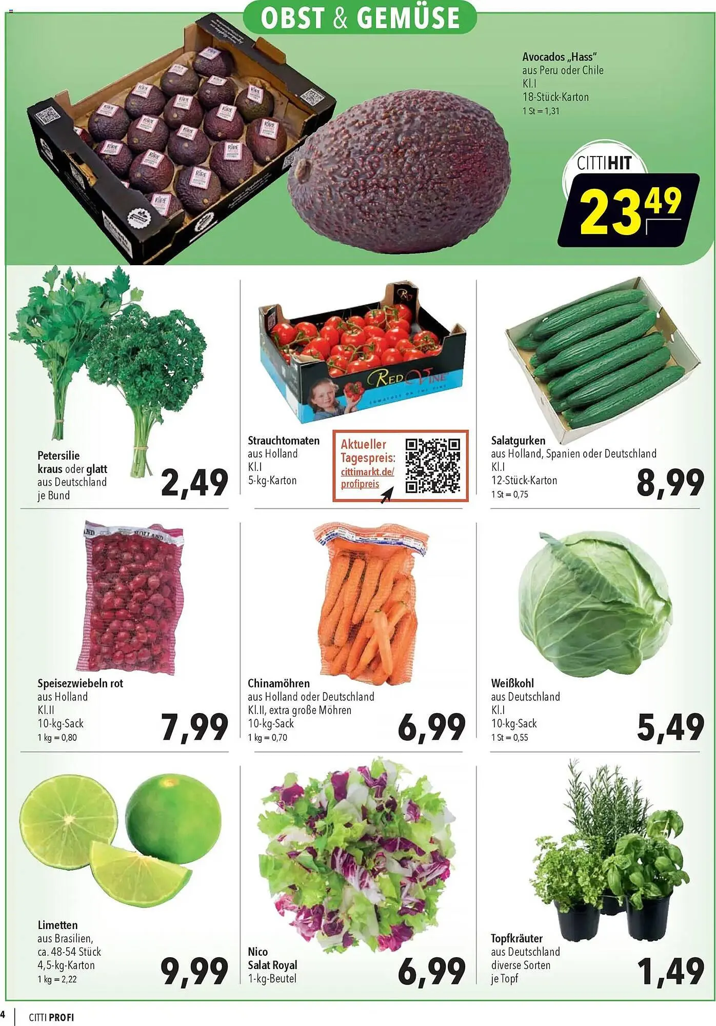 CITTI Markt Prospekt von 8. April bis 21. April 2026 - Prospekt seite 4