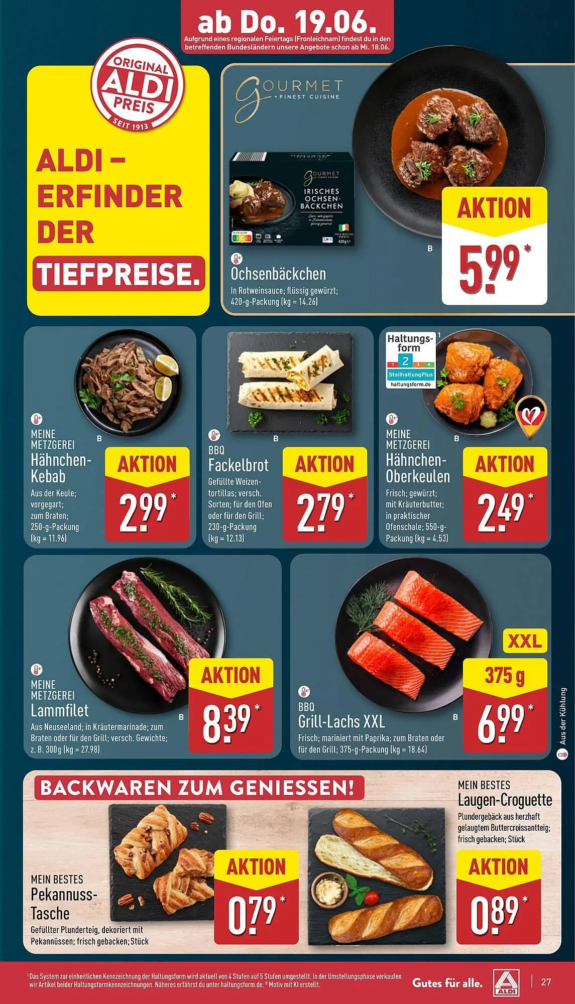 Aldi Nord Prospekt von 16. Juni bis 21. Juni 2025 - Prospekt seite 27