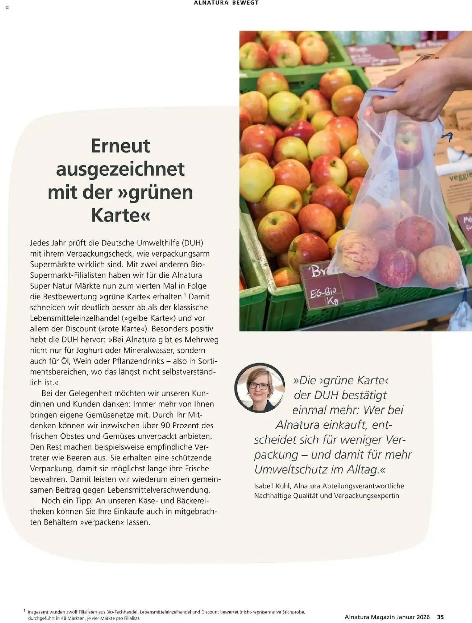 Alnatura Prospekt von 1. Januar bis 31. Januar 2026 - Prospekt seite 35