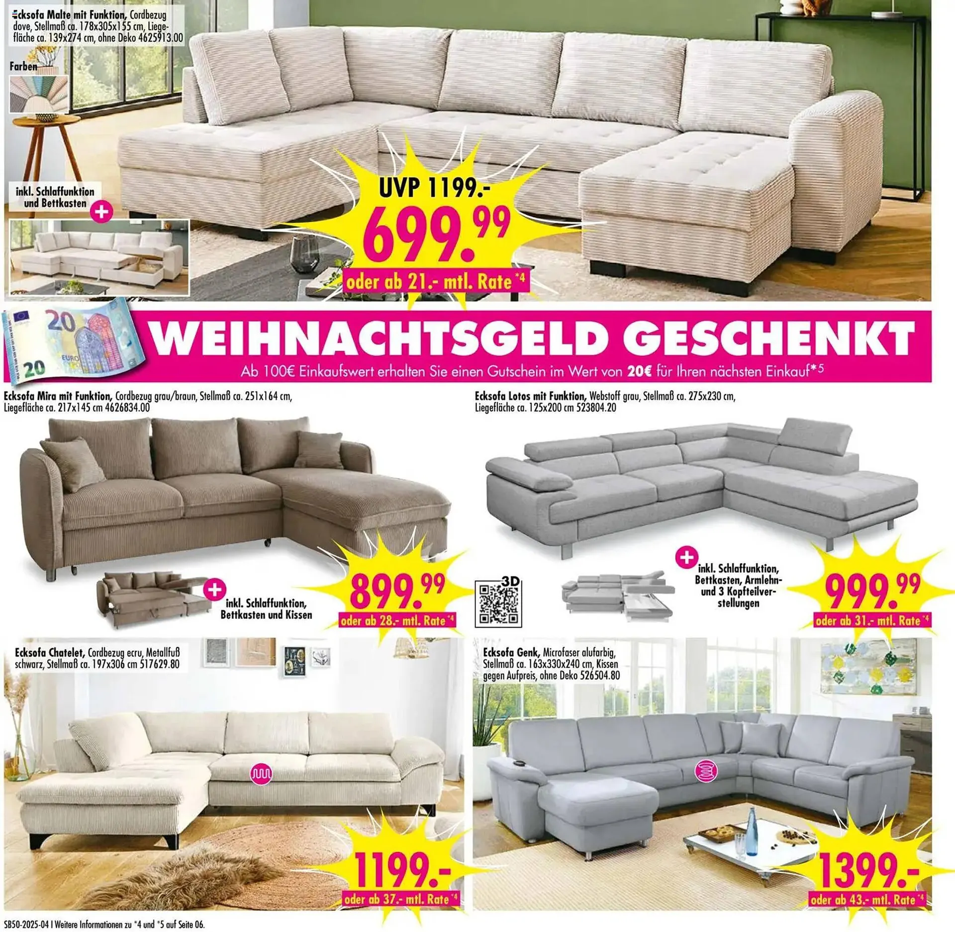 Möbel Boss Prospekt von 6. Dezember bis 12. Dezember 2025 - Prospekt seite 4