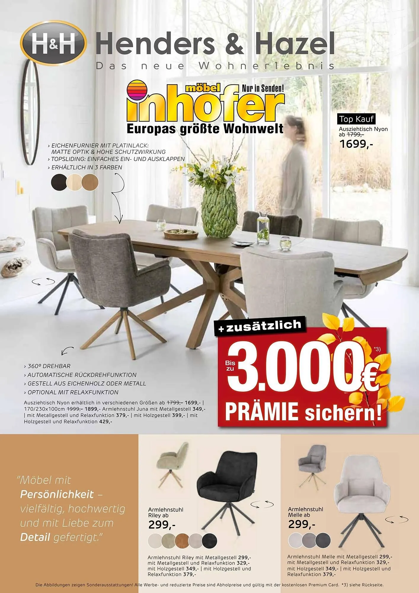 Möbel Inhofer Prospekt von 29. September bis 12. Oktober 2025 - Prospekt seite 1