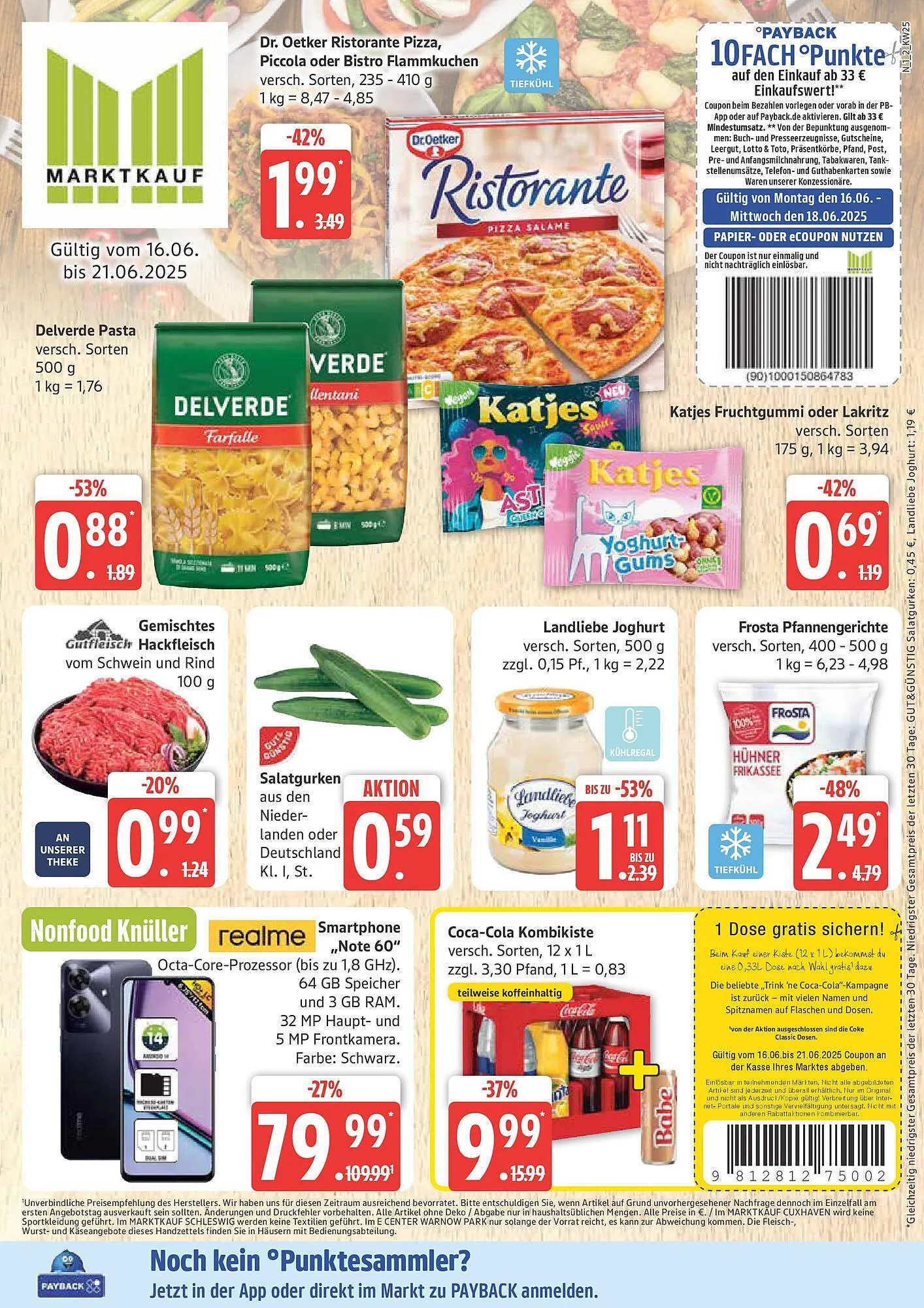 Marktkauf Prospekt von 16. Juni bis 21. Juni 2025 - Prospekt seite 1