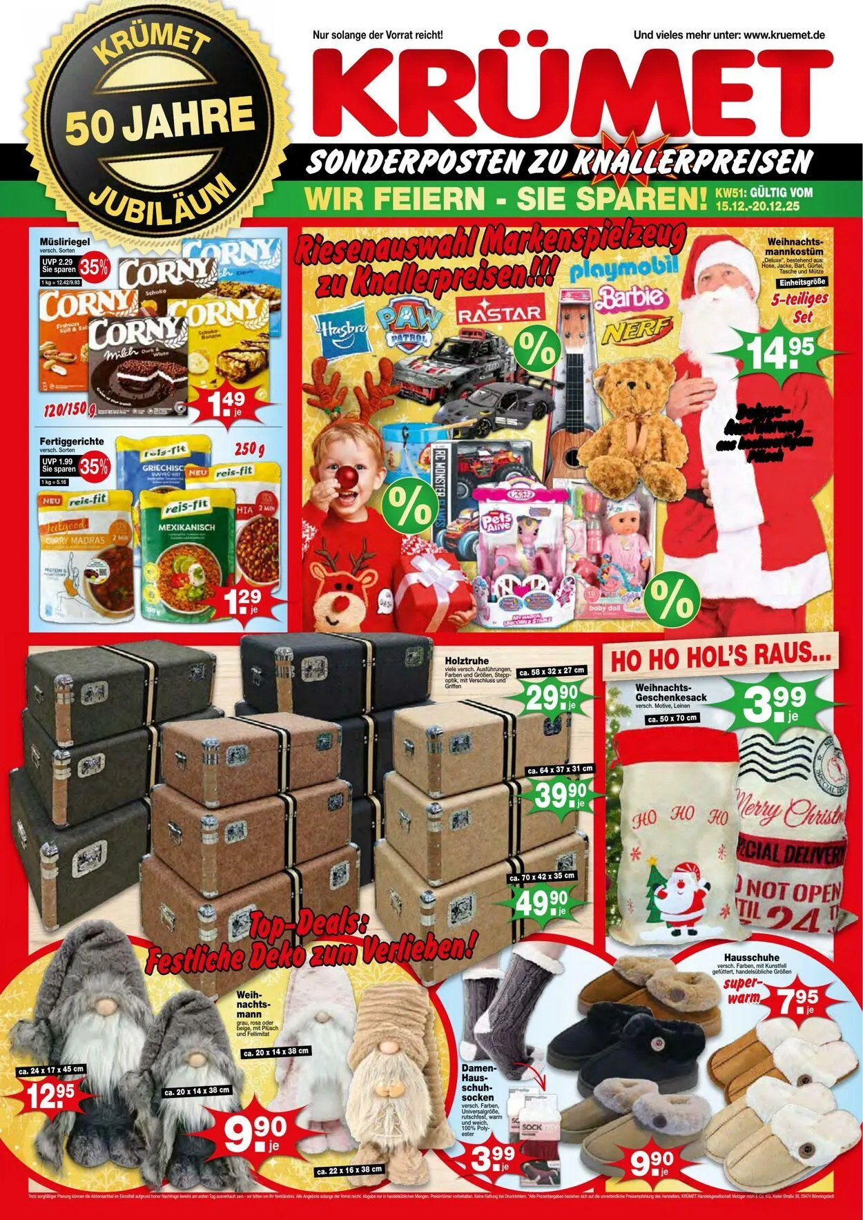 KRÜMET Aktueller Prospekt von 15. Dezember bis 20. Dezember 2025 - Prospekt seite 1