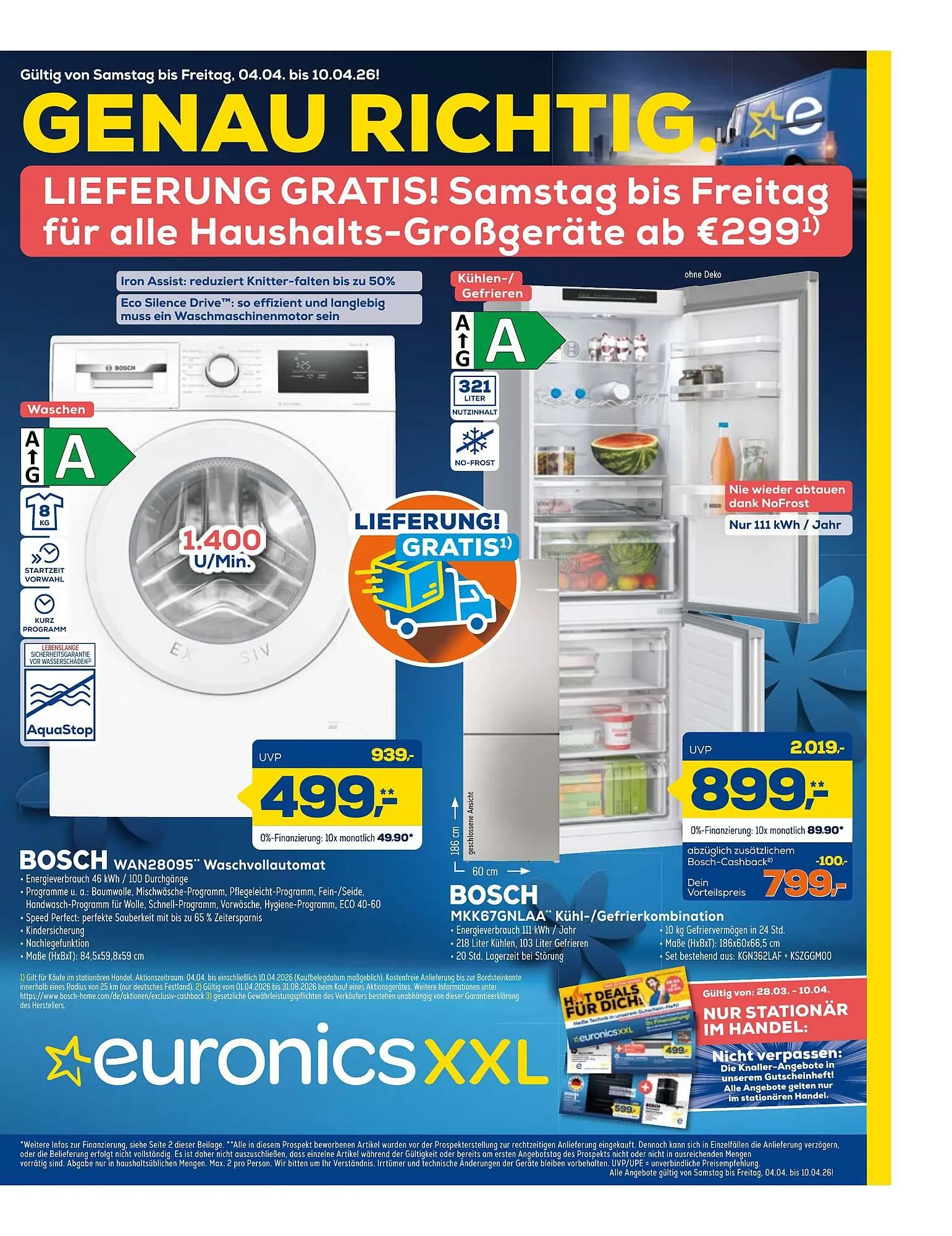 Euronics XXL Prospekt von 4. April bis 10. April 2026 - Prospekt seite 1