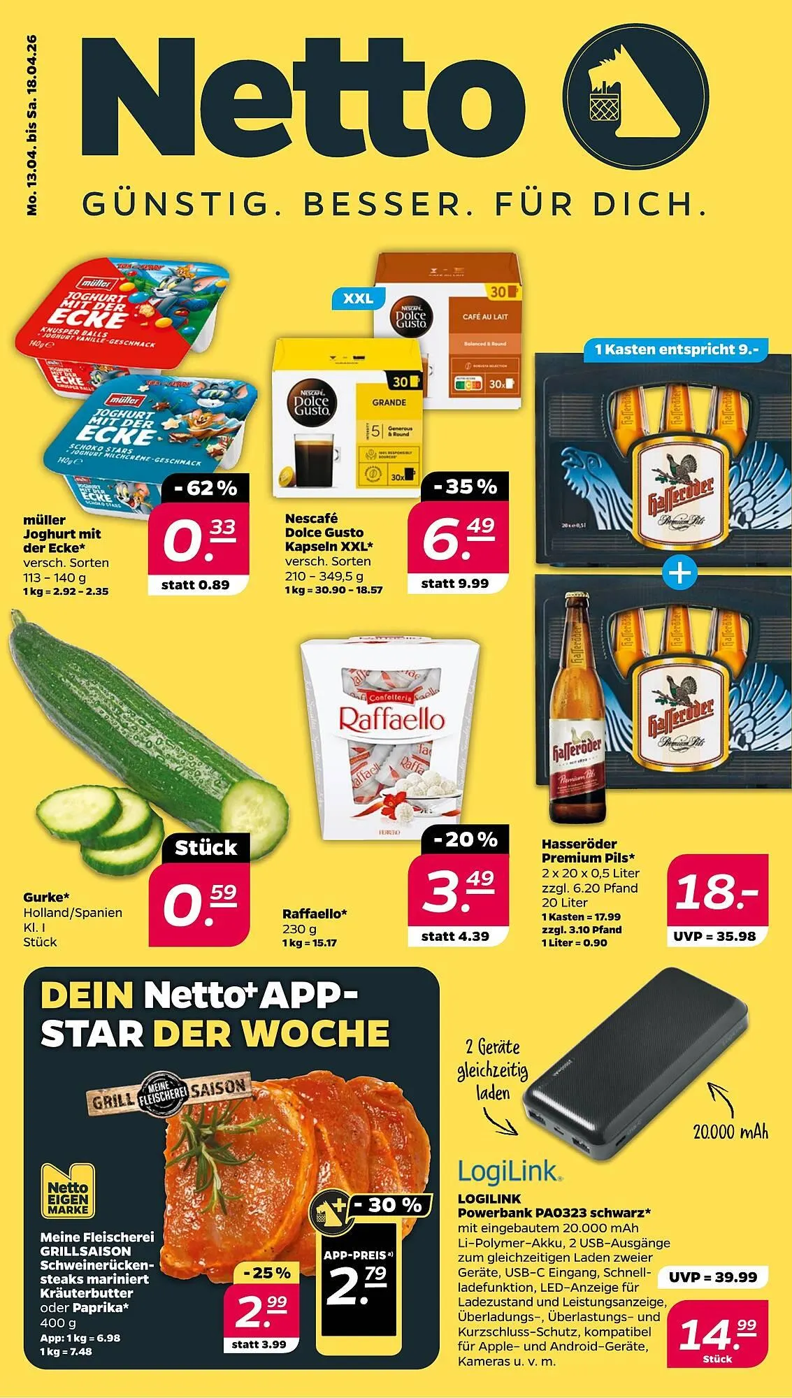 NETTO Prospekt von 13. April bis 18. April 2026 - Prospekt seite 1