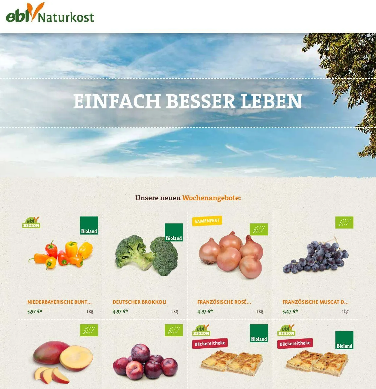 ebl Naturkos von 15. September bis 24. September 2025 - Prospekt seite 1