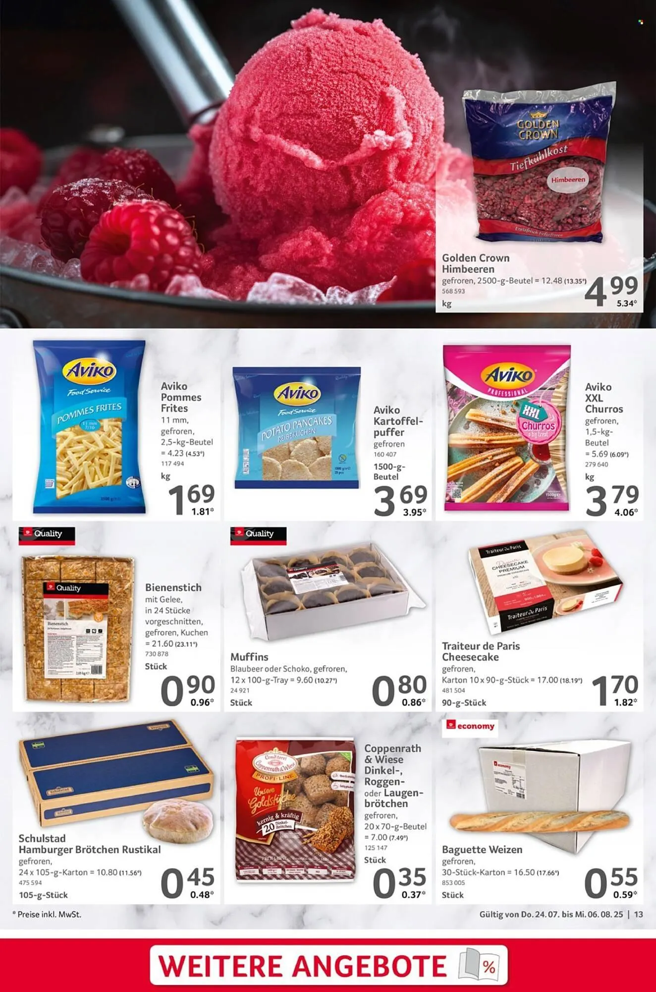 Selgros Prospekt von 24. Juli bis 6. August 2025 - Prospekt seite 13