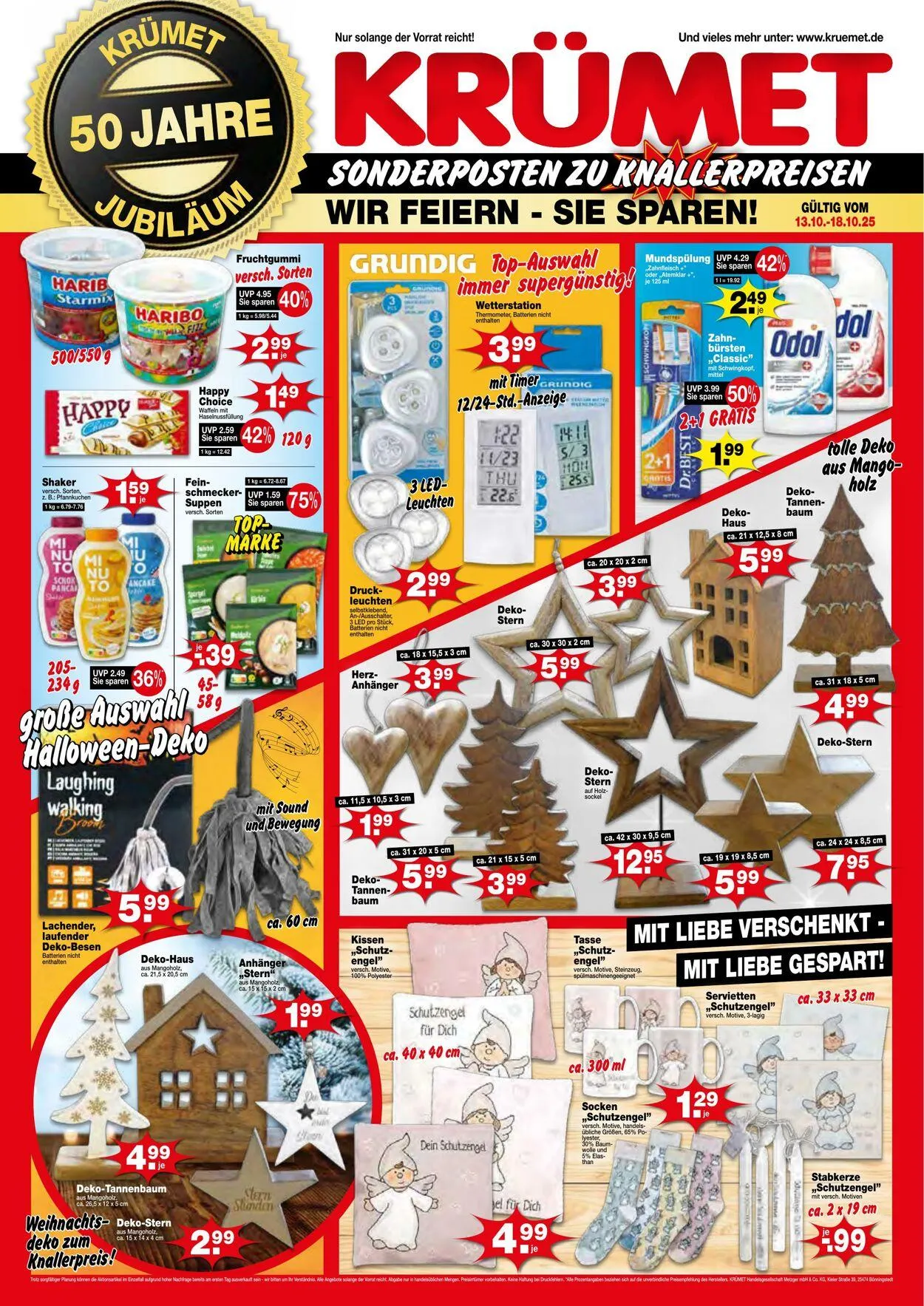 KRÜMET Aktueller Prospekt von 13. Oktober bis 18. Oktober 2025 - Prospekt seite 1