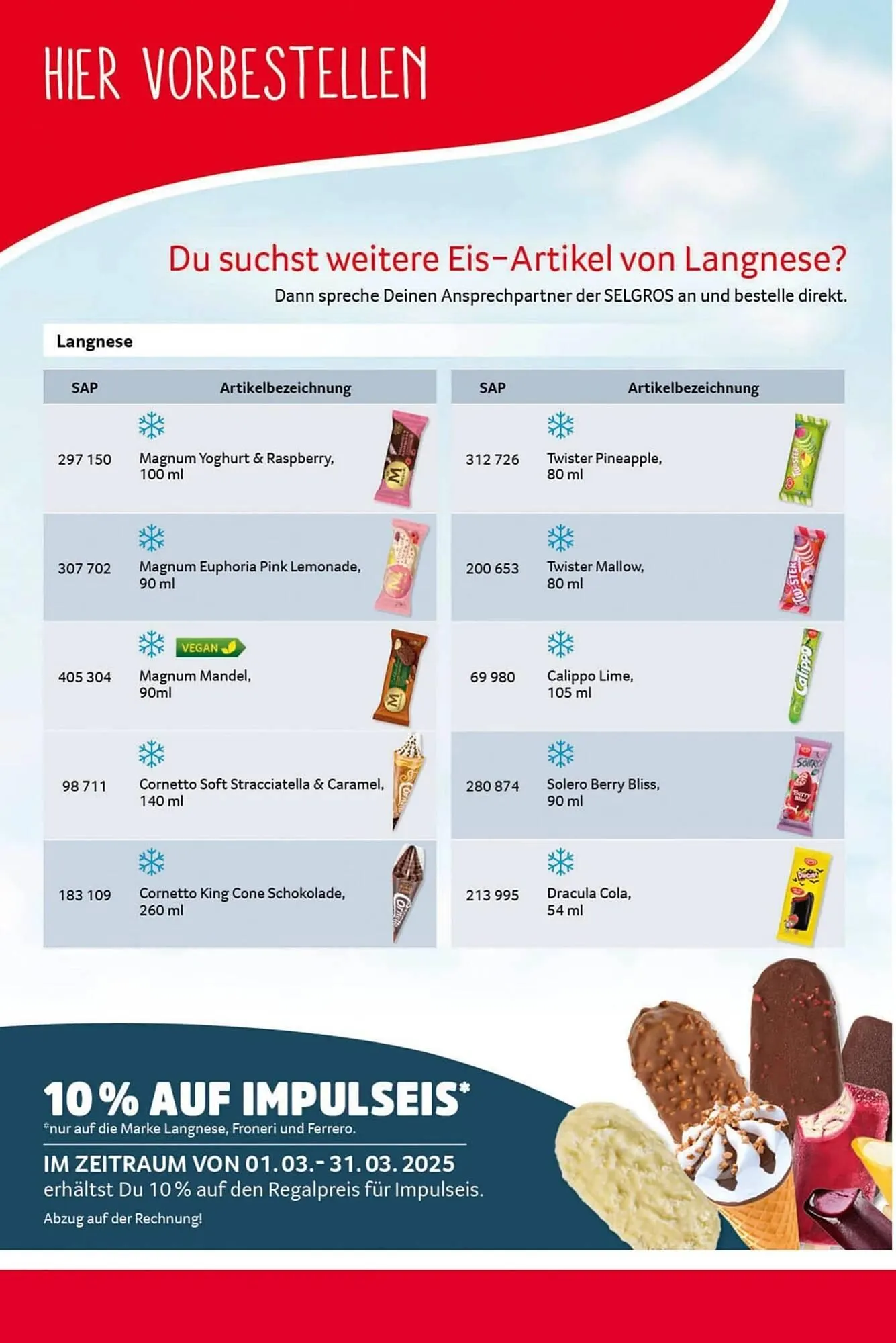 Selgros Prospekt von 3. März bis 1. April 2025 - Prospekt seite 10