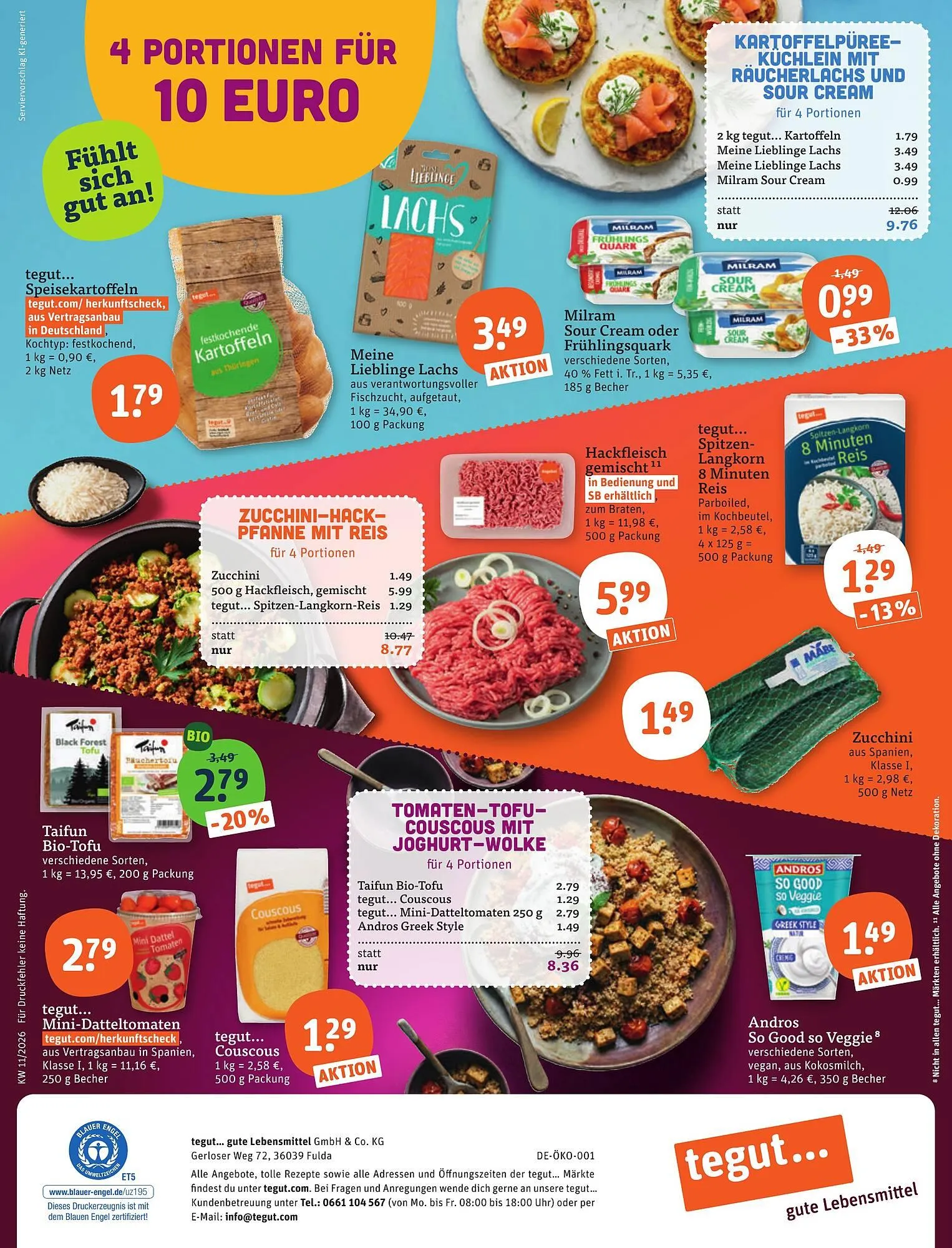 Tegut Prospekt von 13. März bis 14. März 2026 - Prospekt seite 23