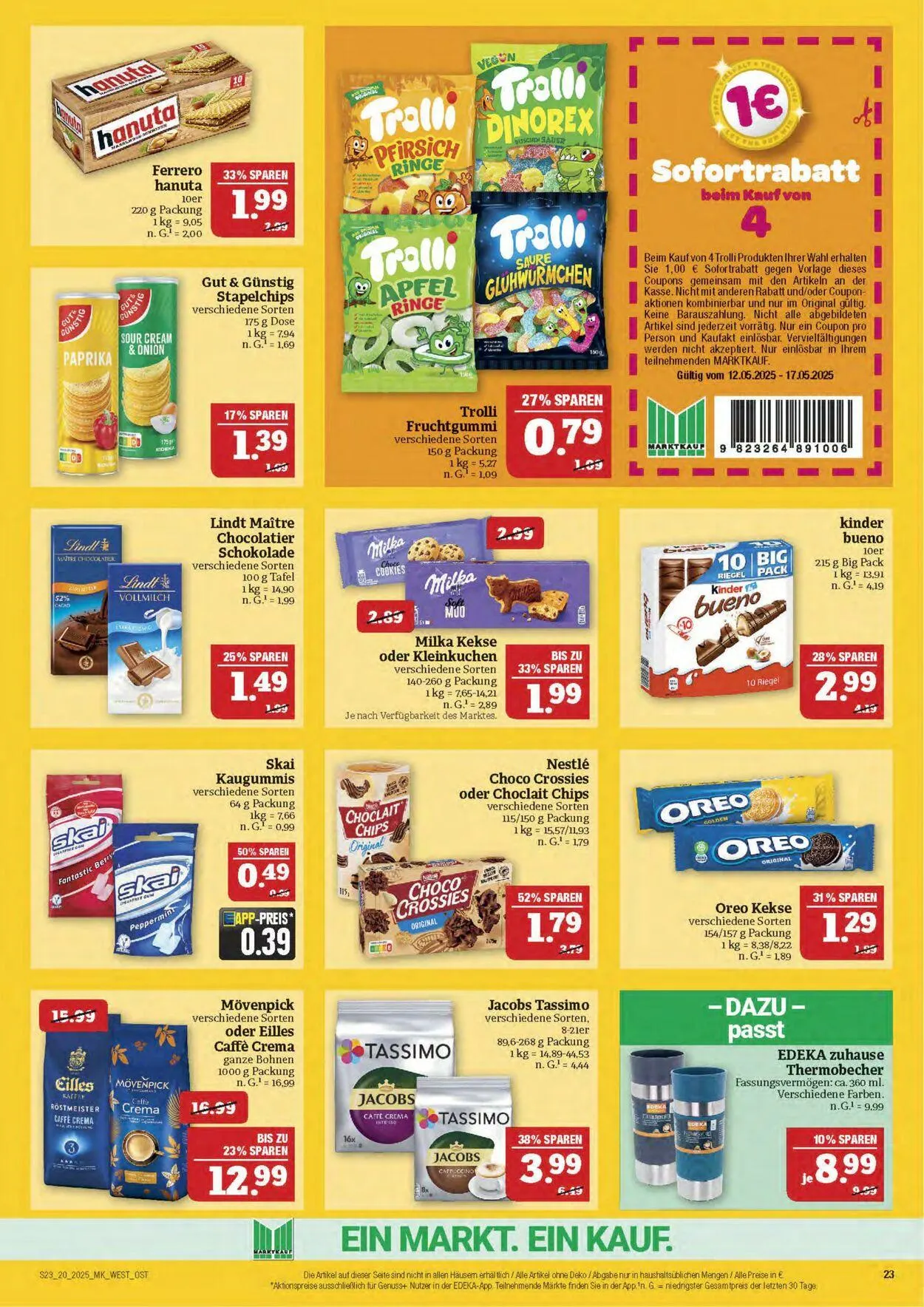 Marktkauf - Nürnberg-Thon Aktueller Prospekt von 12. Mai bis 17. Mai 2025 - Prospekt seite 23