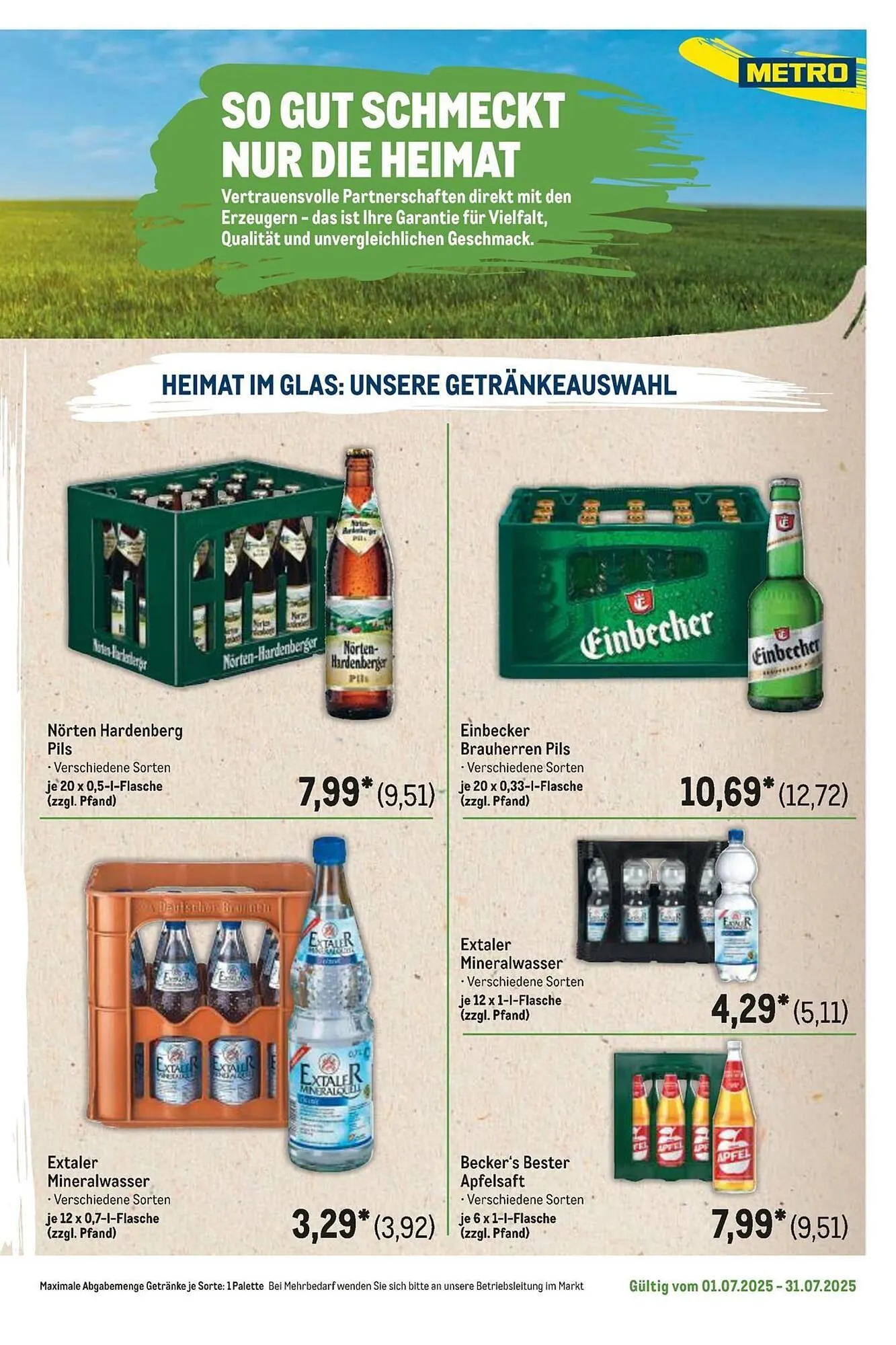 METRO Prospekt von 1. Juli bis 31. Juli 2025 - Prospekt seite 41
