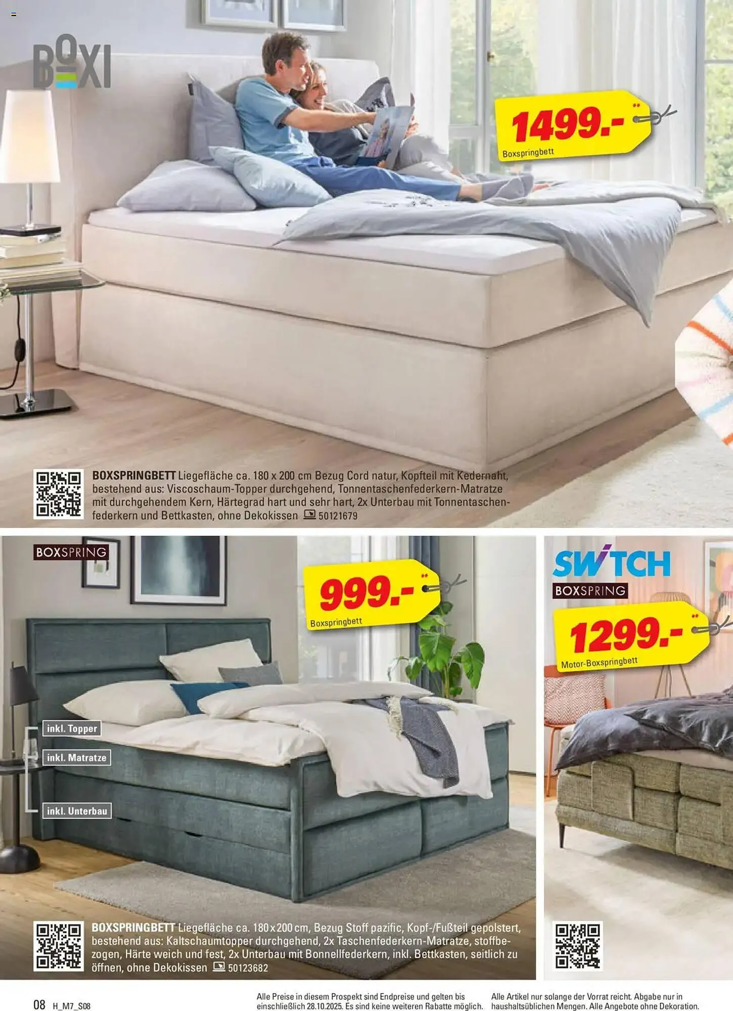 Höffner Prospekt von 15. Oktober bis 28. Oktober 2025 - Prospekt seite 8