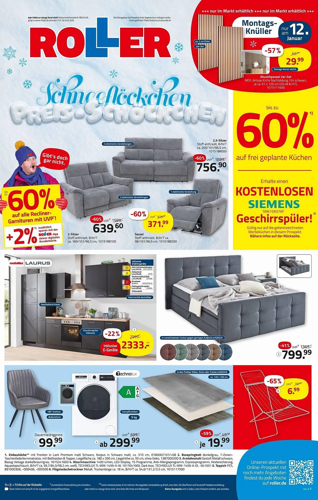ROLLER Prospekt von 11. Januar bis 24. Januar 2026 - Prospekt seite 1
