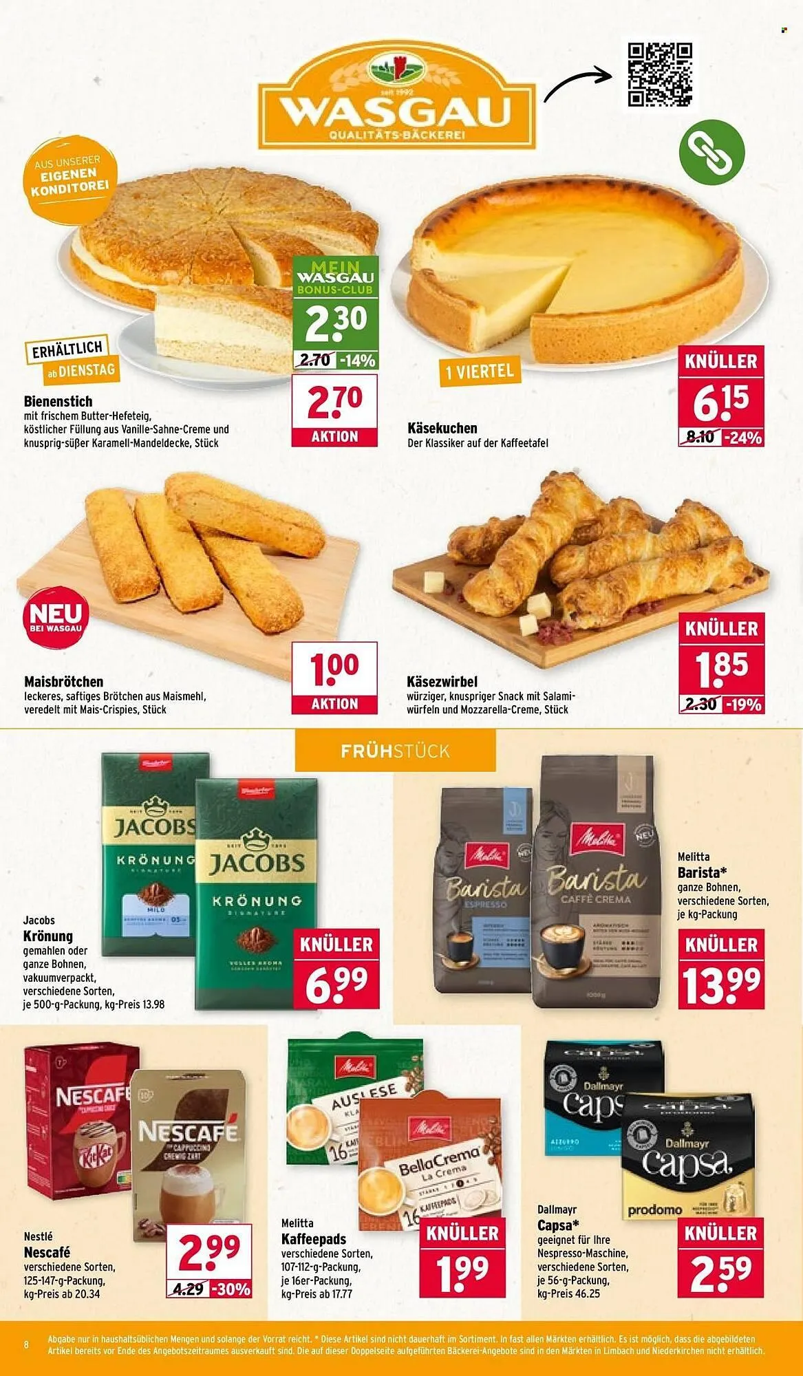 Wasgau Prospekt von 23. Februar bis 28. Februar 2026 - Prospekt seite 8