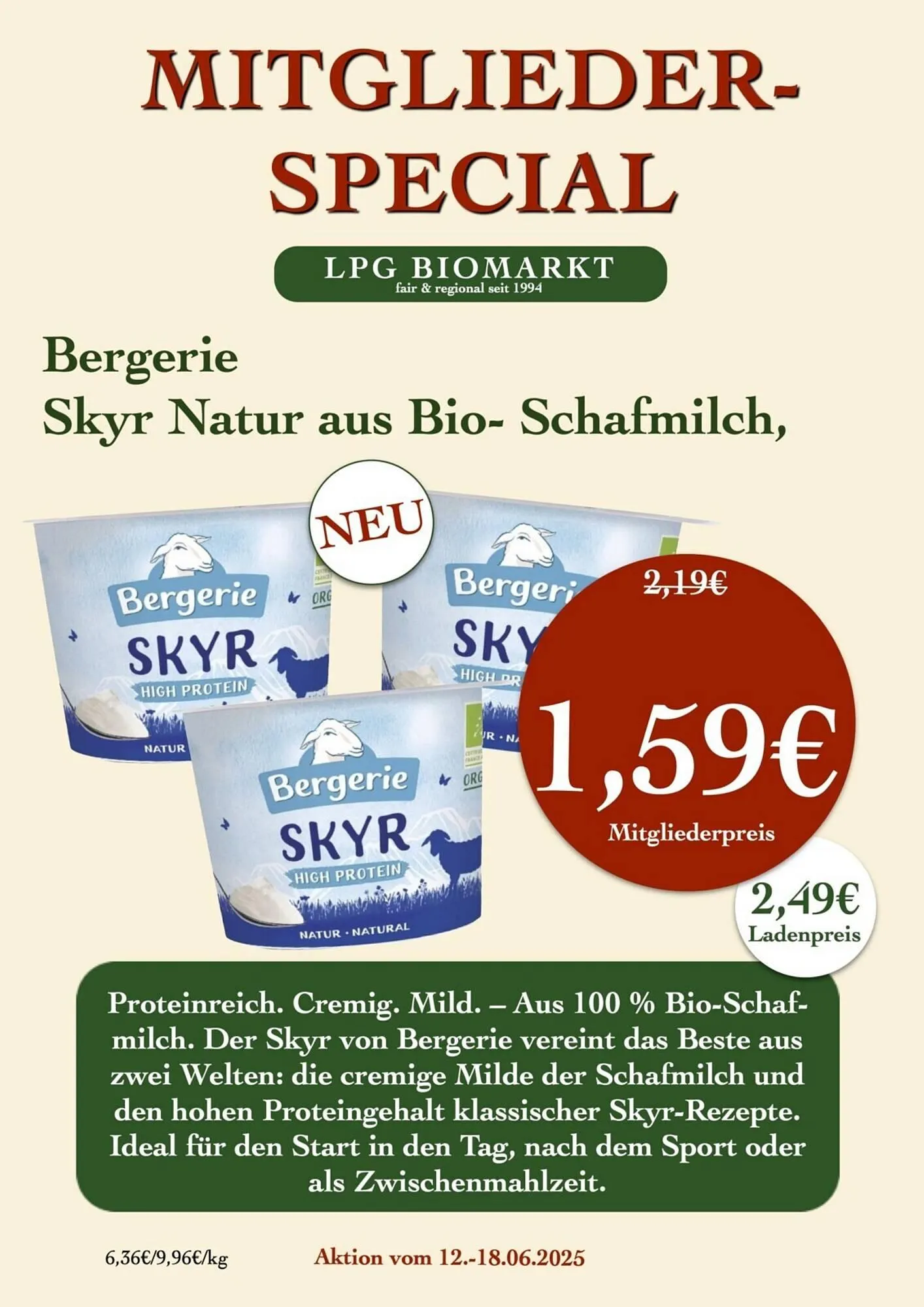 LPG Biomarkt Prospekt von 12. Juni bis 18. Juni 2025 - Prospekt seite 12