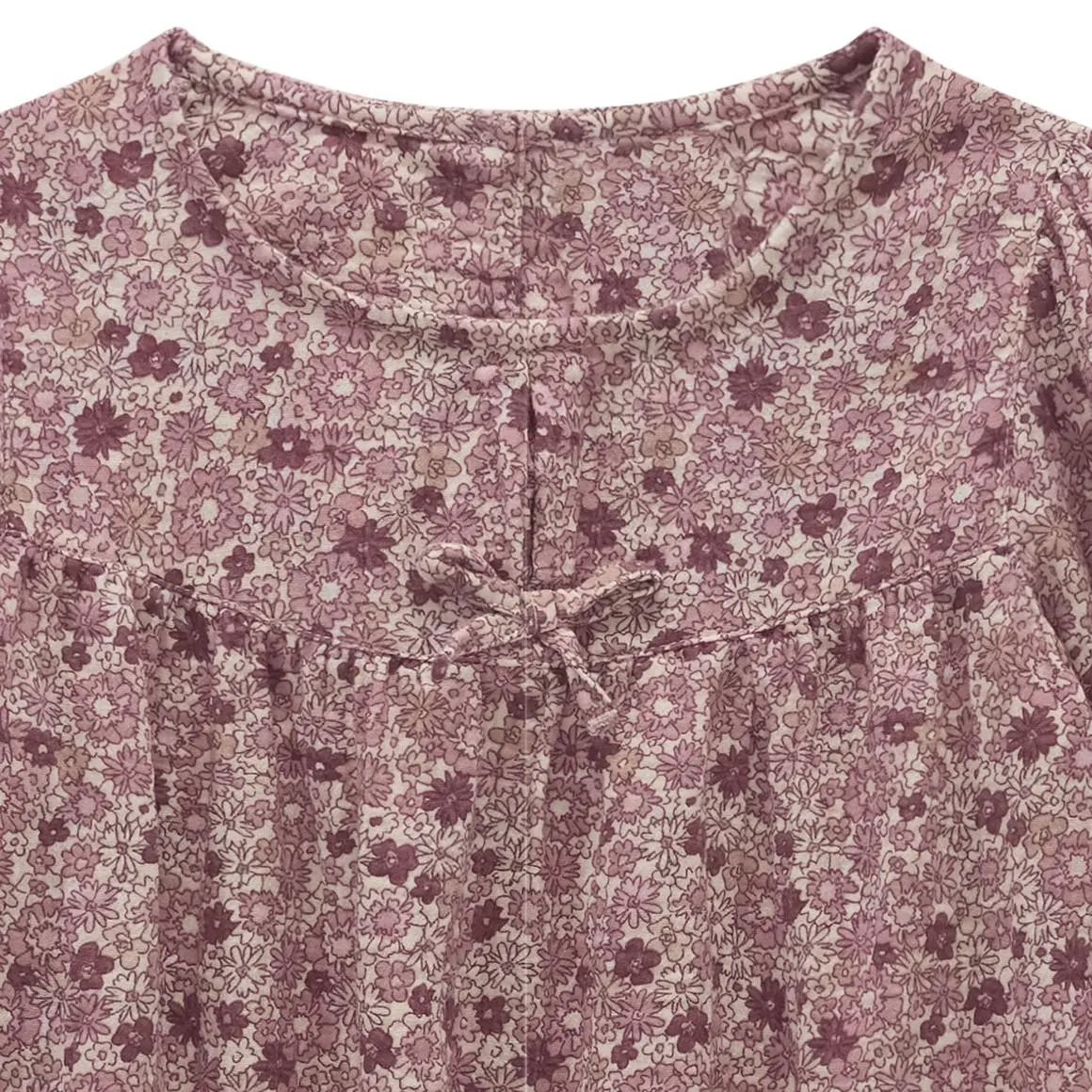 Mädchen Musselin-Bluse im Millefleur-Design