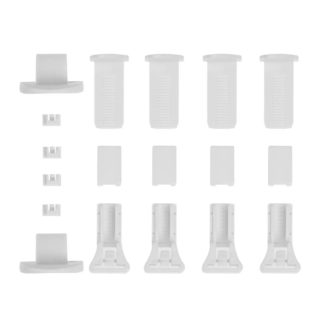Klemmträger und Zubehör Montage-Set für Klemmfix Plissee PKV