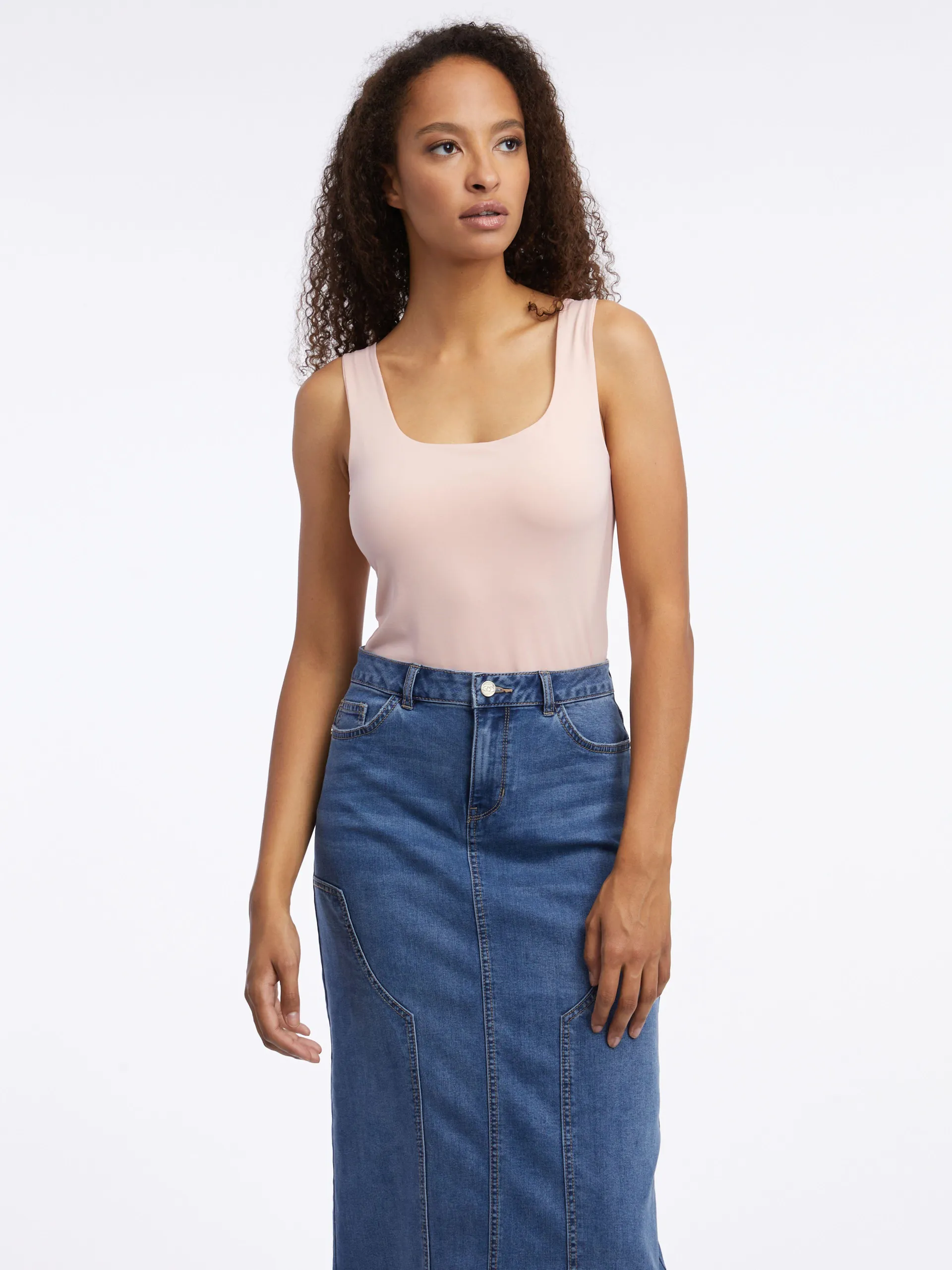 Hellrosa Damen-Tanktop ORSAY