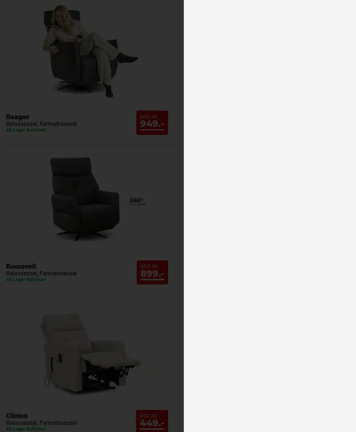 Seats and Sofas von 15. Dezember bis 24. Dezember 2025 - Prospekt seite 13