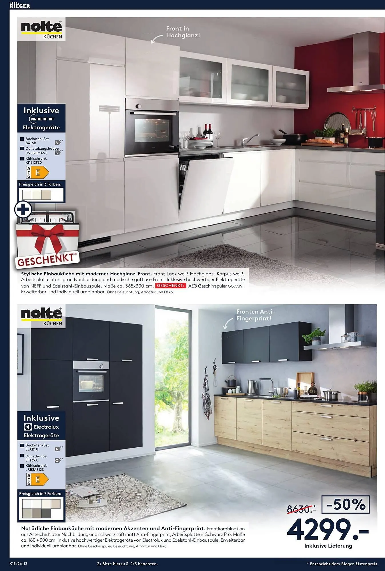 Möbel Rieger Prospekt von 9. April bis 21. April 2026 - Prospekt seite 13