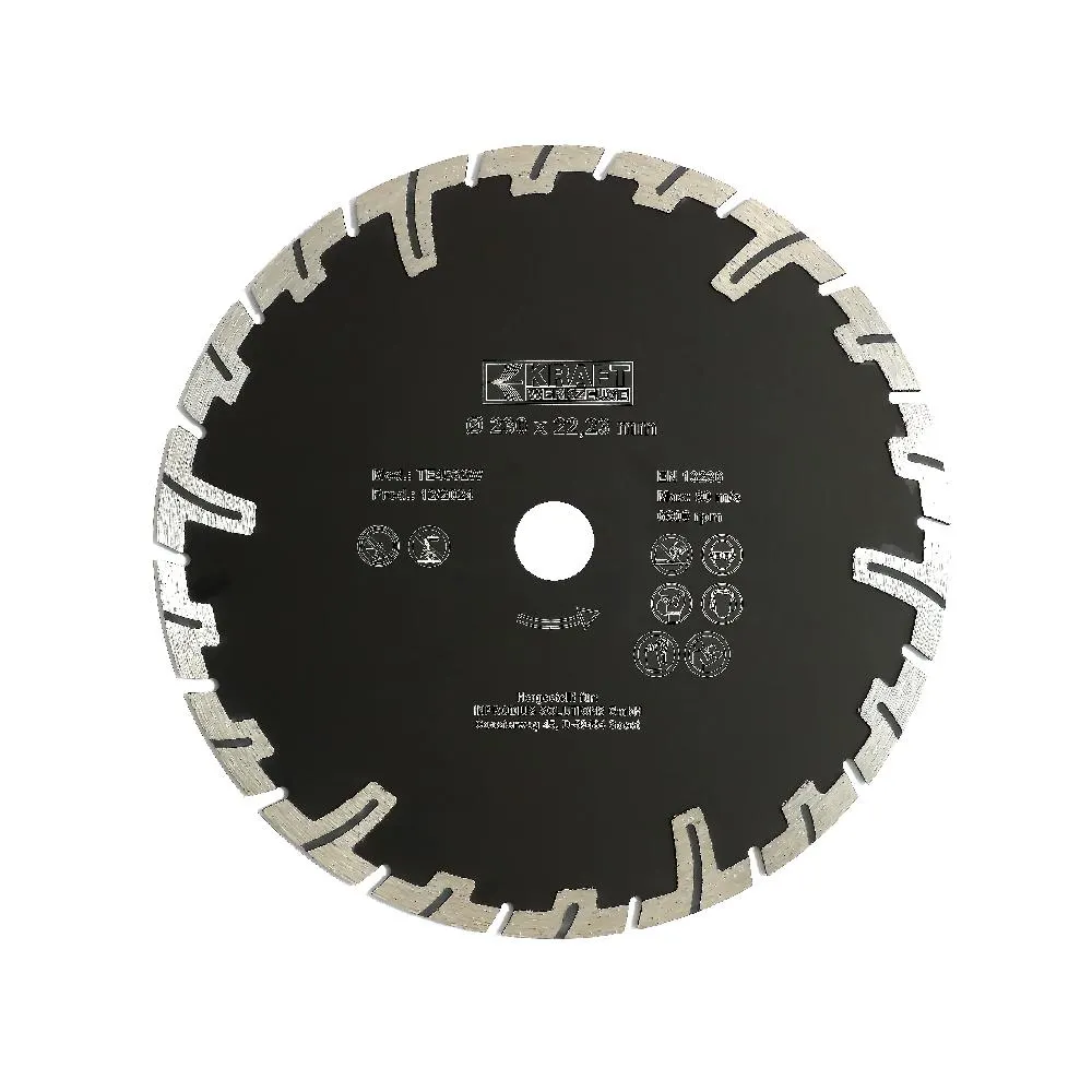 Diamant-Trennscheibe Ø230mm, T-förmiges Muster