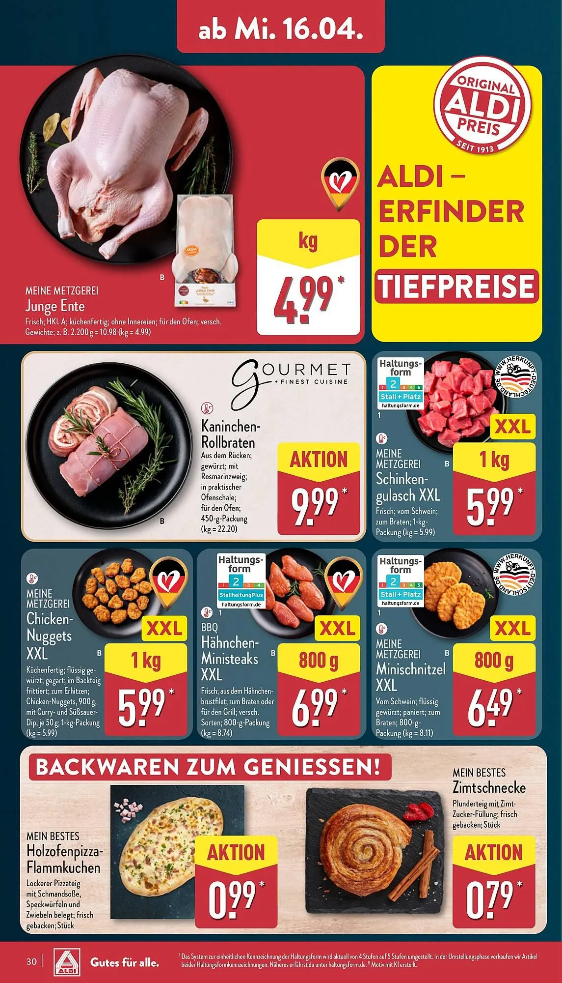 Aldi Nord Prospekt von 14. April bis 19. April 2025 - Prospekt seite 30