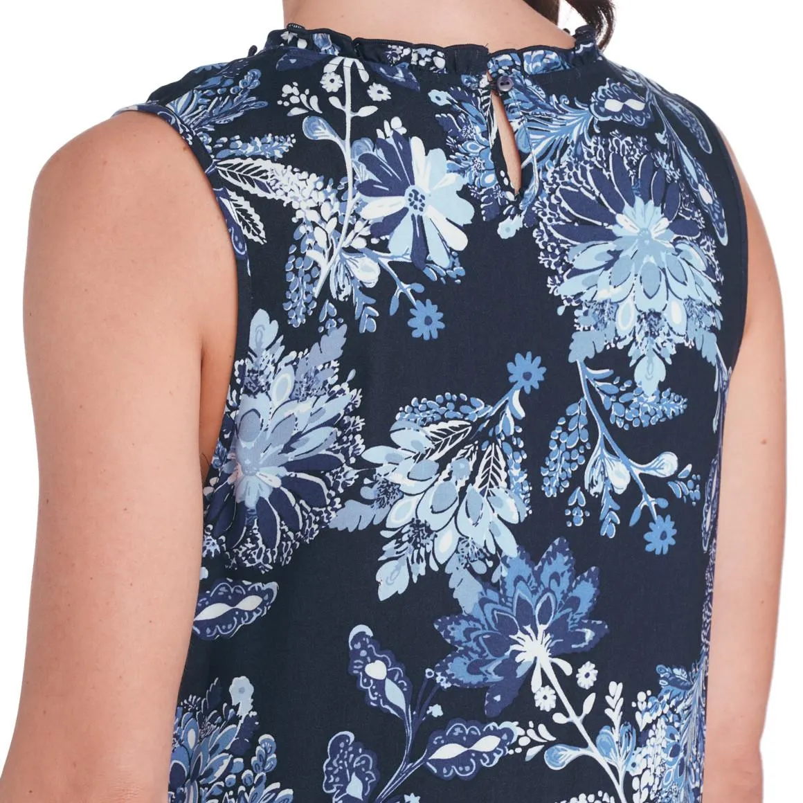 Damen Maxikleid mit floralem Allover