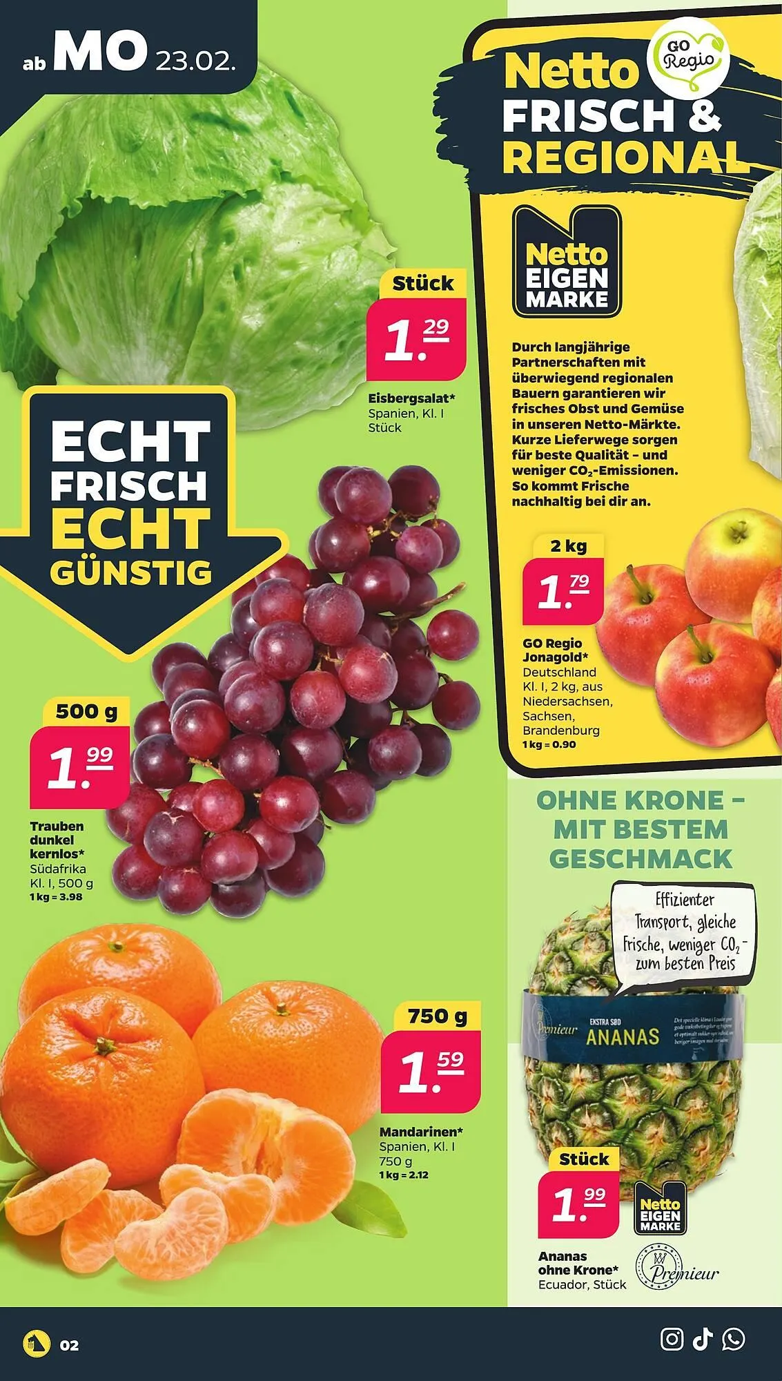 NETTO Prospekt von 23. Februar bis 28. Februar 2026 - Prospekt seite 2