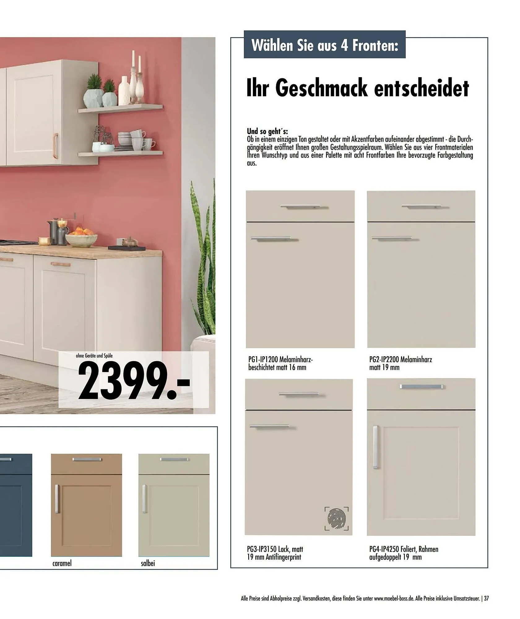 Möbel Boss Prospekt von 21. April bis 30. November 2026 - Prospekt seite 37