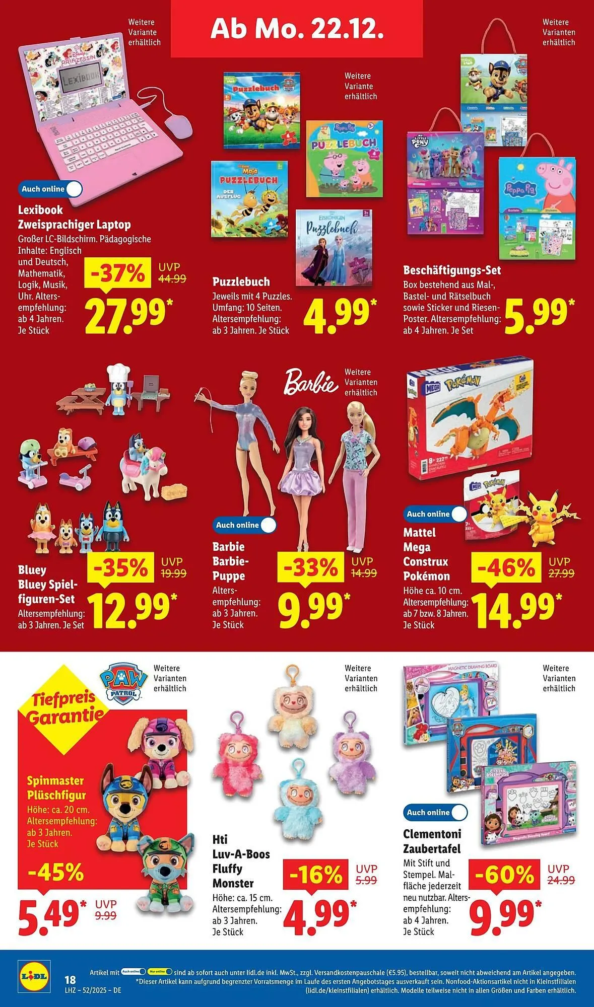 Lidl Prospekt von 22. Dezember bis 28. Dezember 2025 - Prospekt seite 30