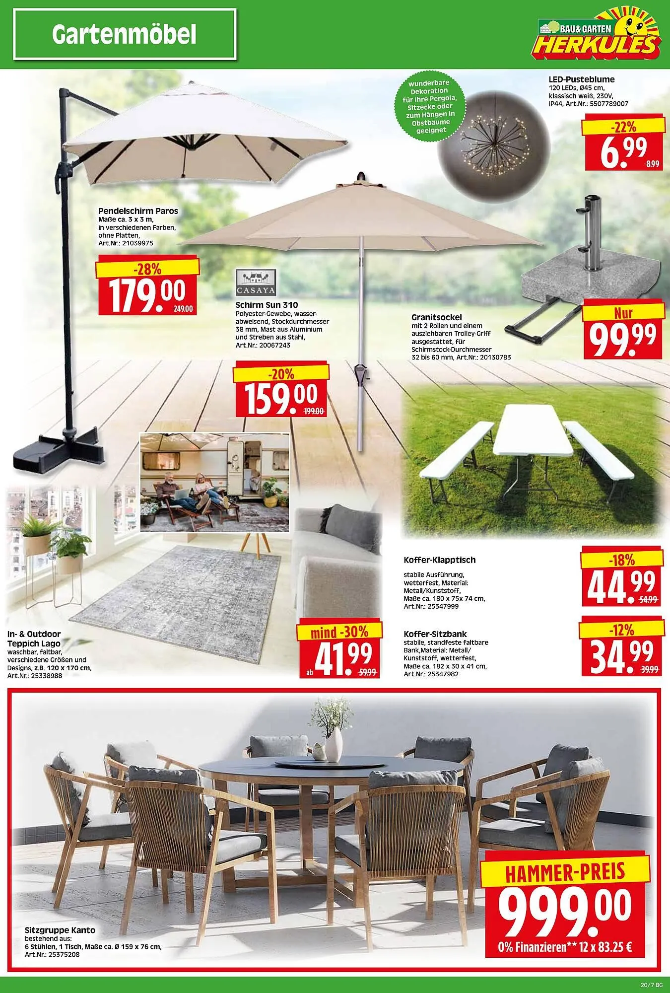 Herkules Baumarkt Prospekt von 12. Mai bis 17. Mai 2025 - Prospekt seite 7