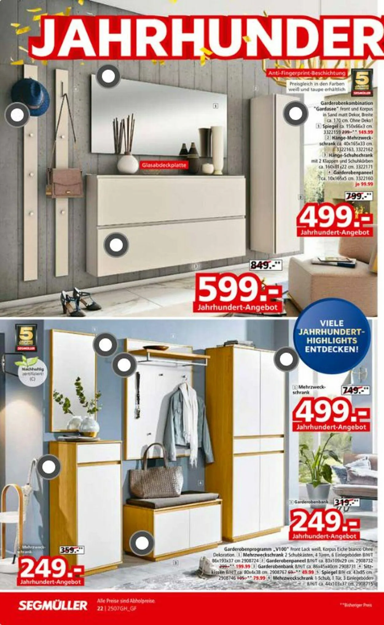 SEGMÜLLER von 19. Juli bis 2. August 2025 - Prospekt seite 38