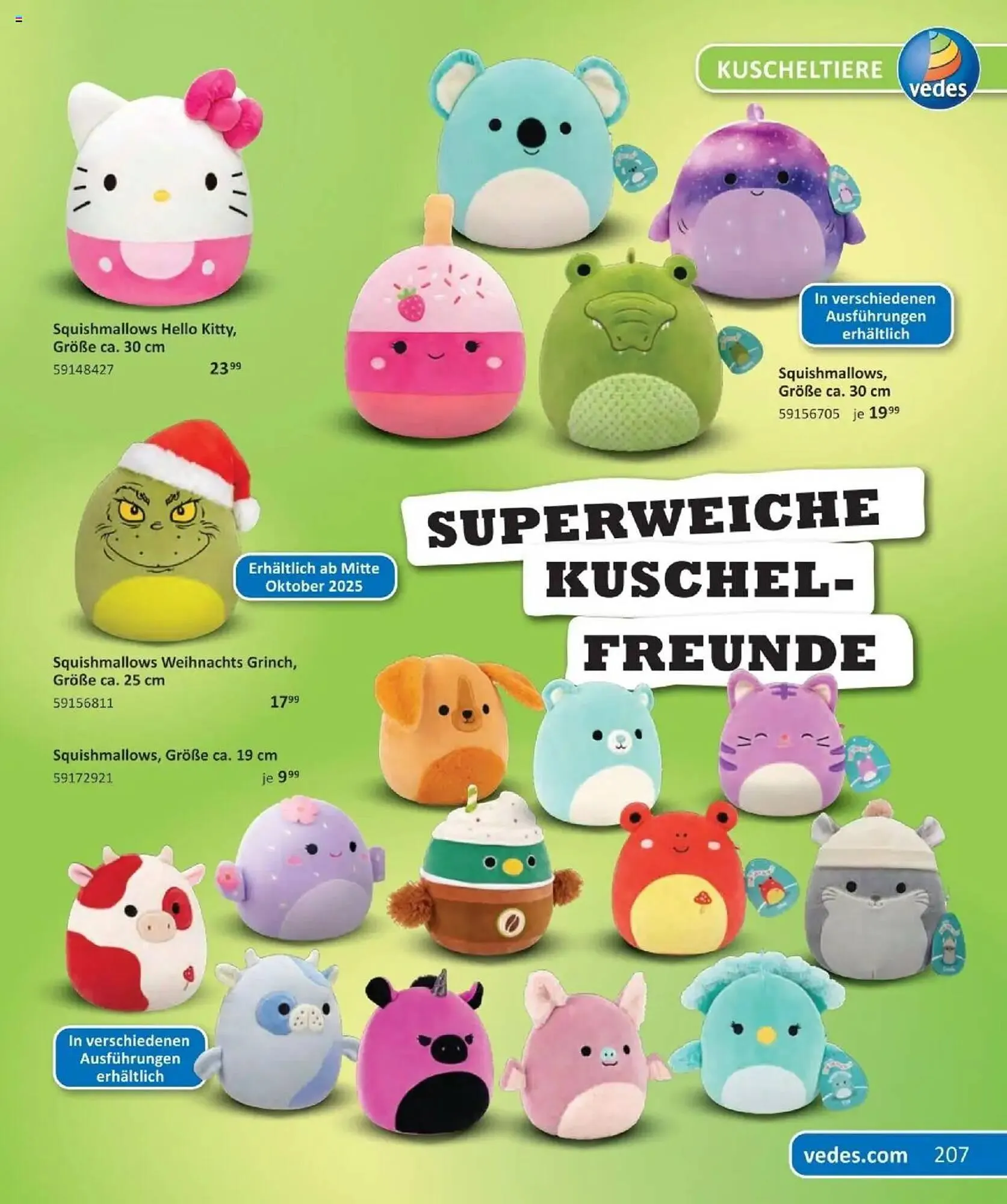 Vedes Prospekt von 29. September bis 6. Januar 2026 - Prospekt seite 207