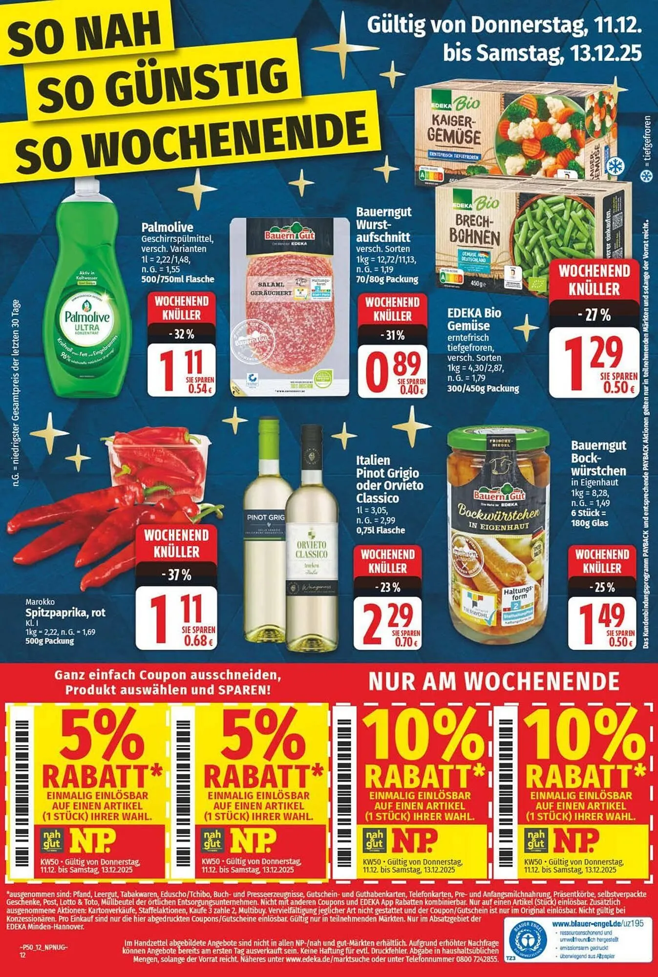 Nah & gut Prospekt von 6. Dezember bis 13. Dezember 2025 - Prospekt seite 12