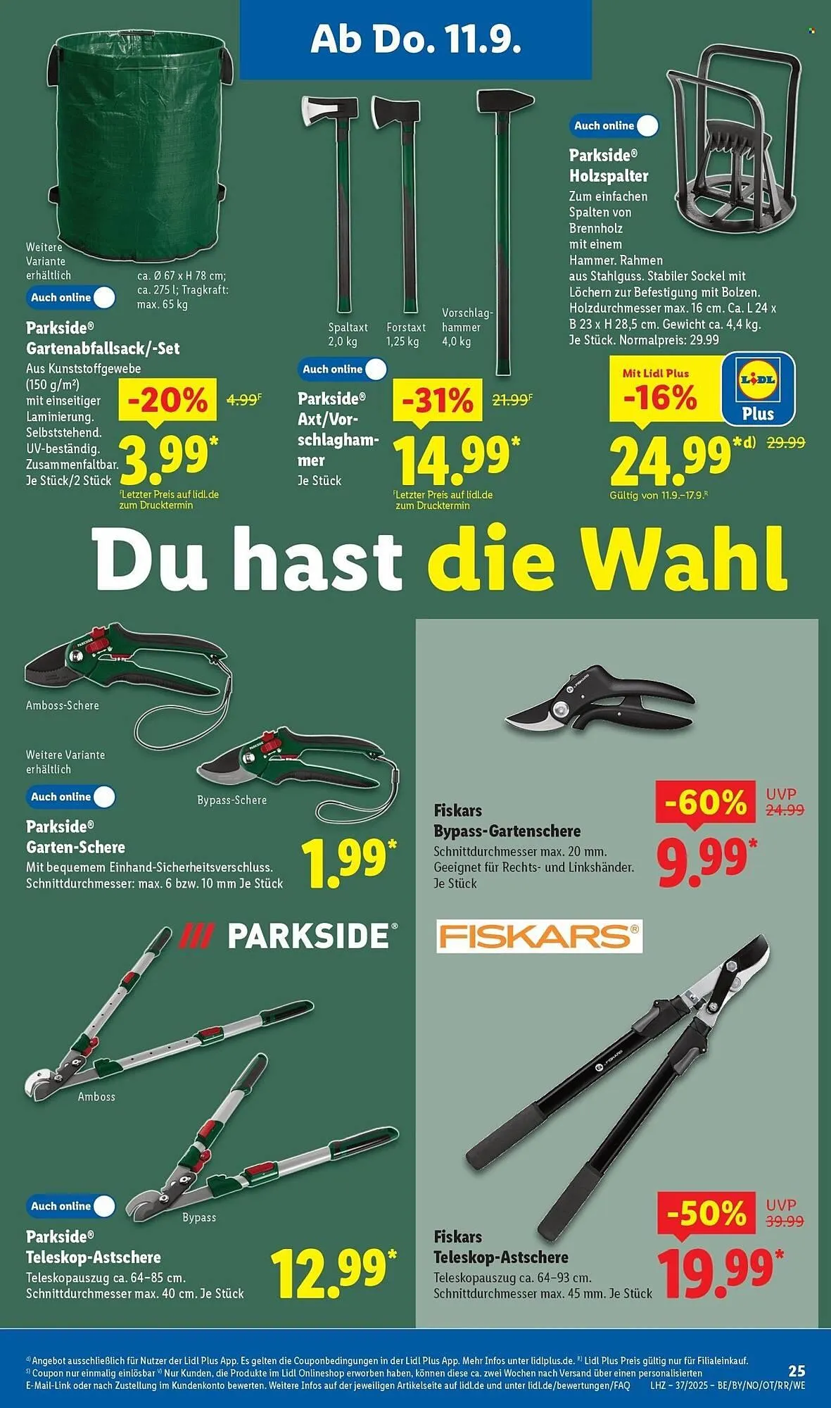 Lidl Prospekt von 8. September bis 13. September 2025 - Prospekt seite 21